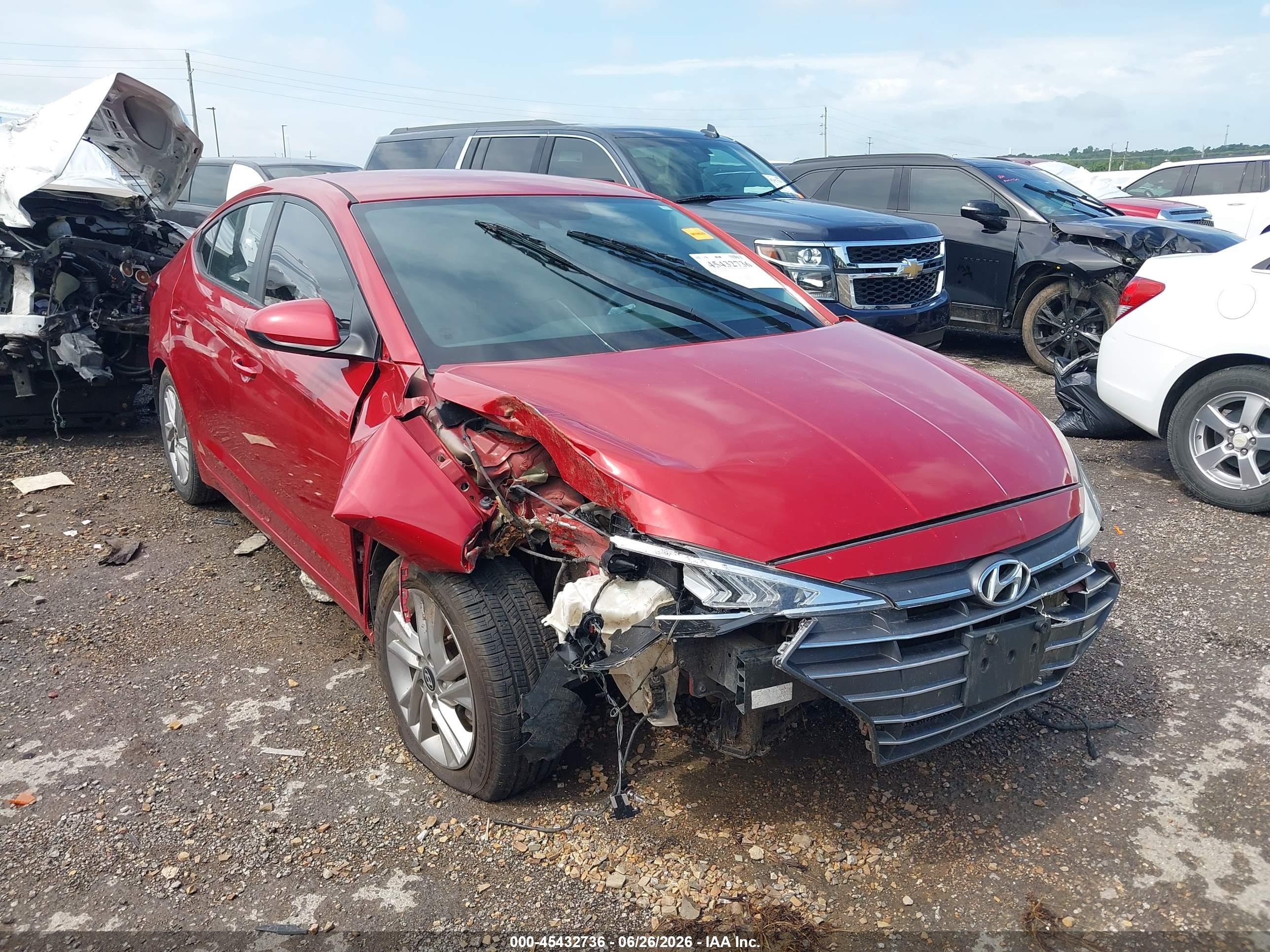2019 Hyundai Elantra Limited, VIN 5NPD84LF8KH438188 — All over