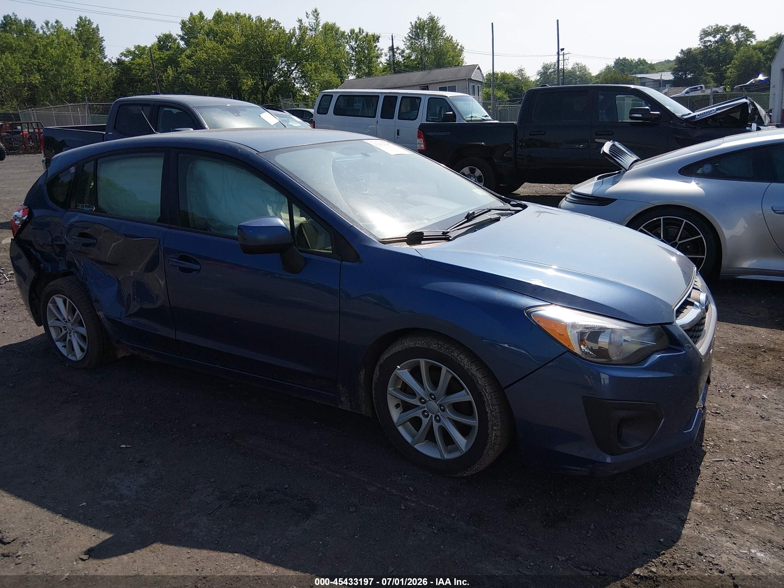2013 Subaru Impreza Premium, VIN JF1GPAC65DH802069 — Side
