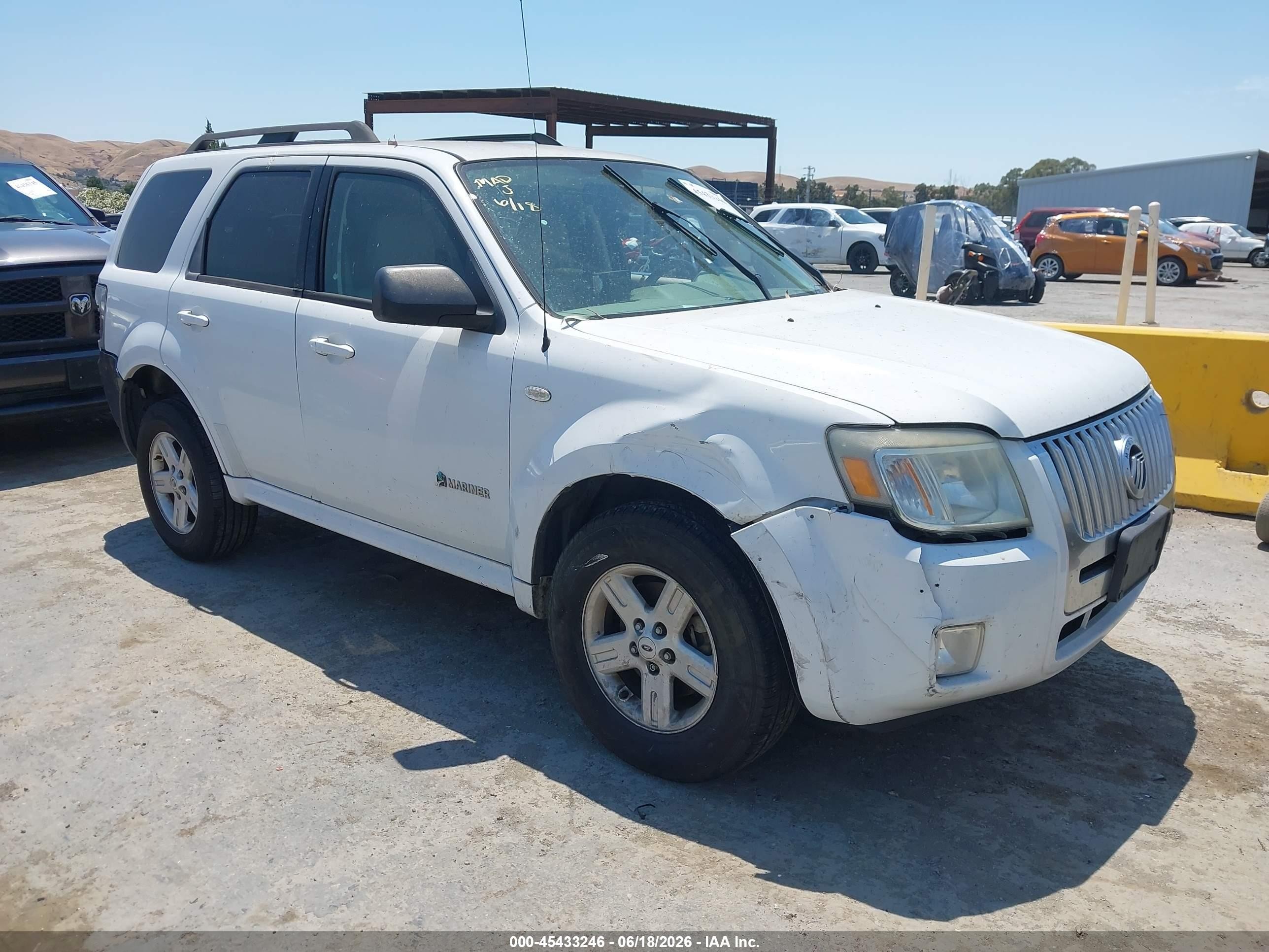 2008 Mercury Mariner, VIN 4M2CU29H08KJ23474 — Normal wear