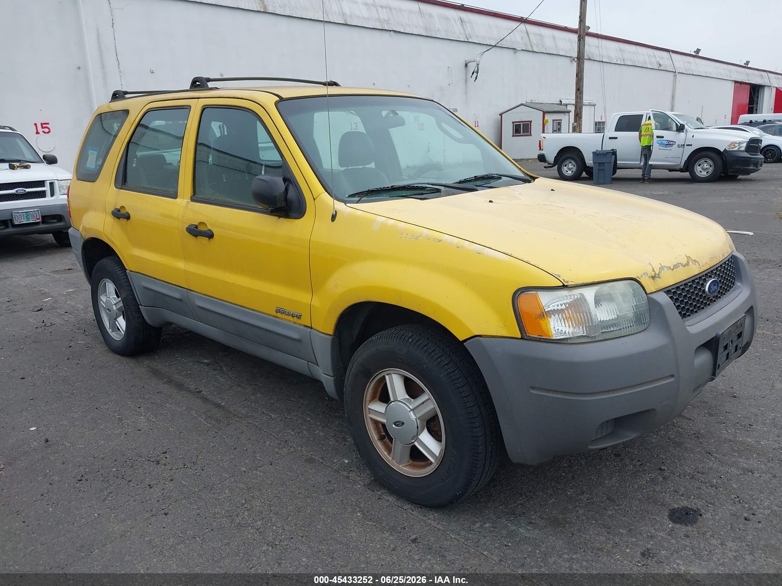 2002 Ford Escape XLS Choice, VIN 1FMYU02102KA61431 — Обычный износ
