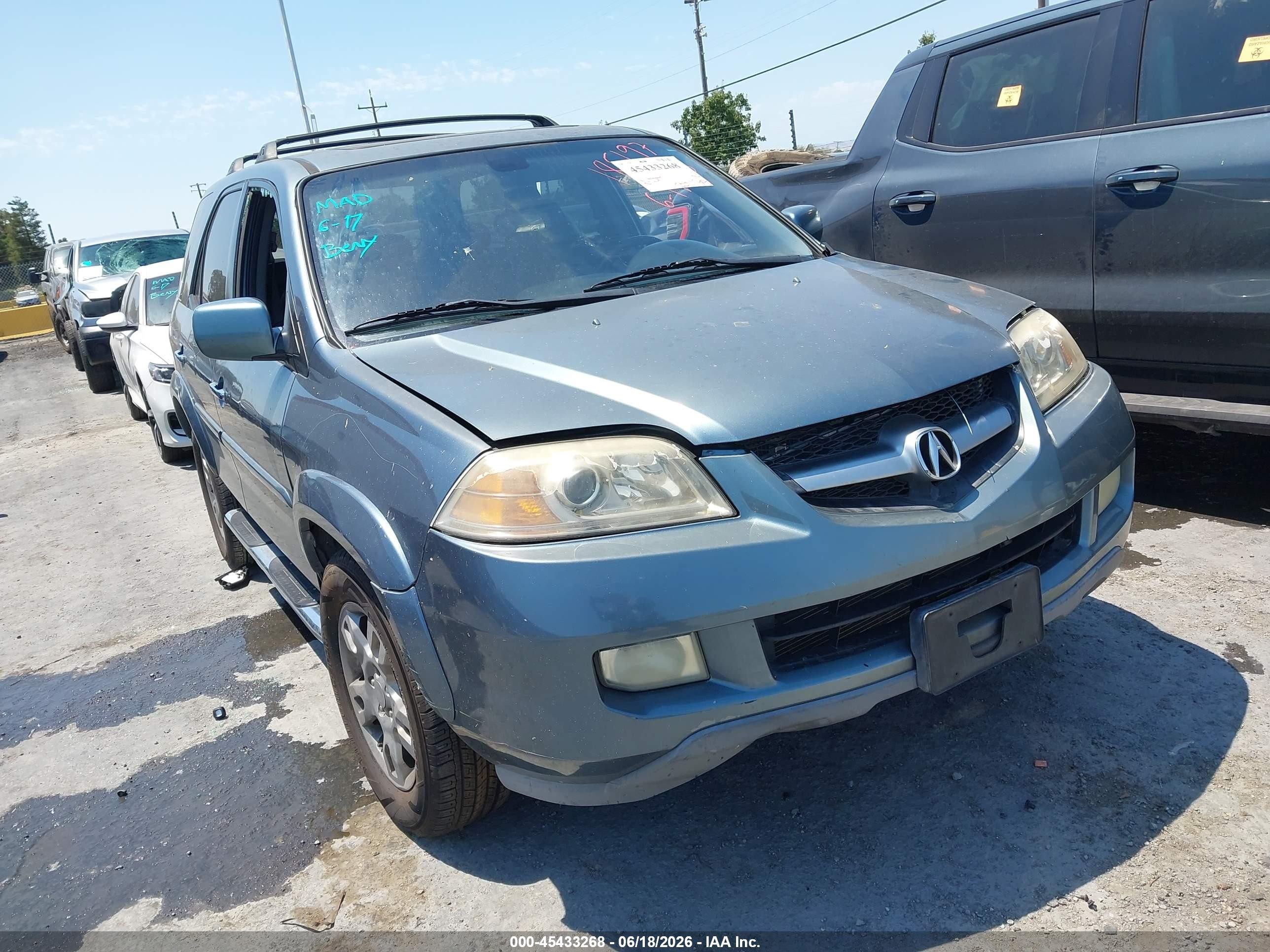 2006 Acura MDX Touring, VIN 2HNYD18966H536126 — Theft recovery