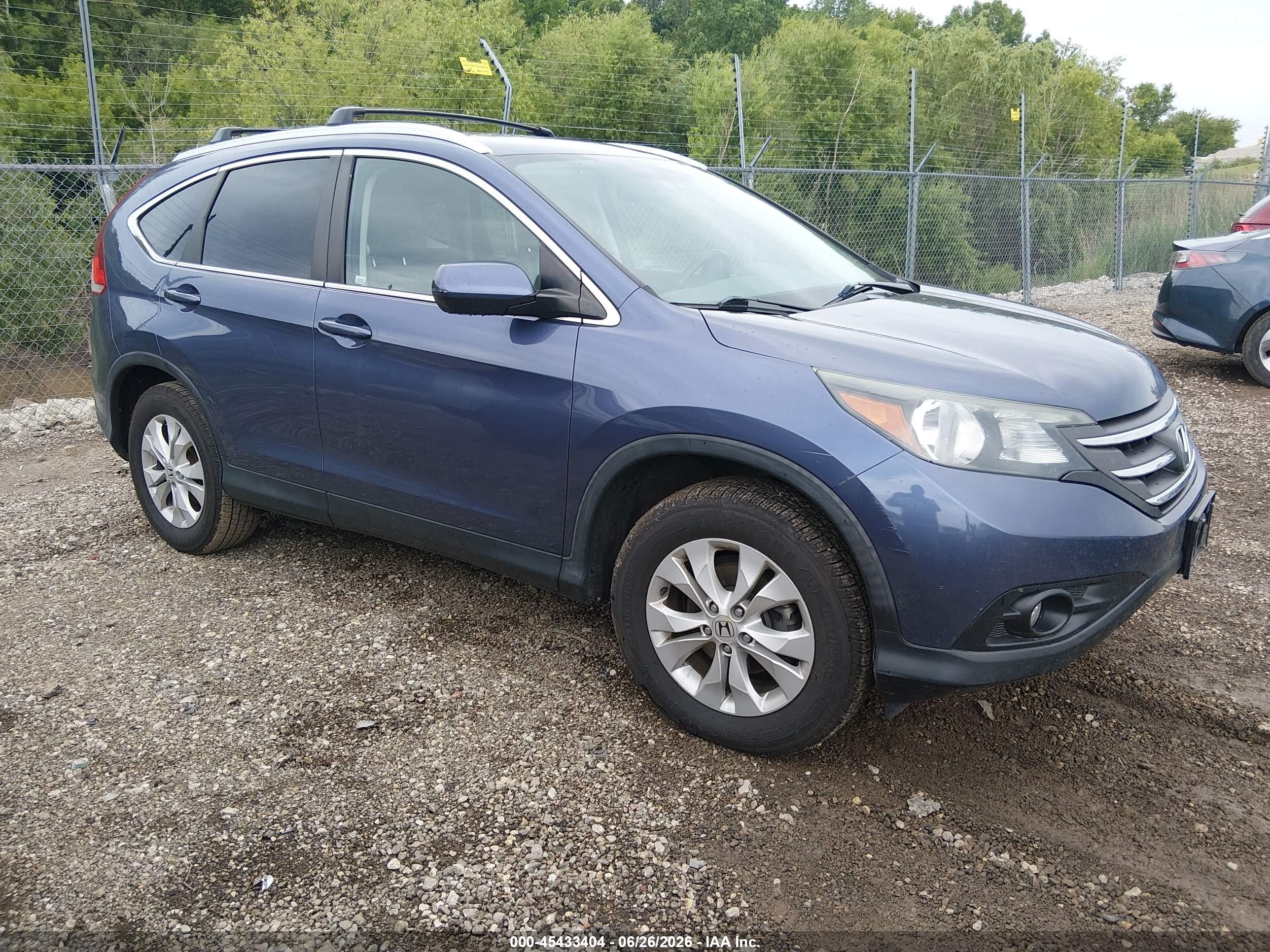 2014 Honda CR-V EX-L, VIN 5J6RM4H72EL025406 — Hail
