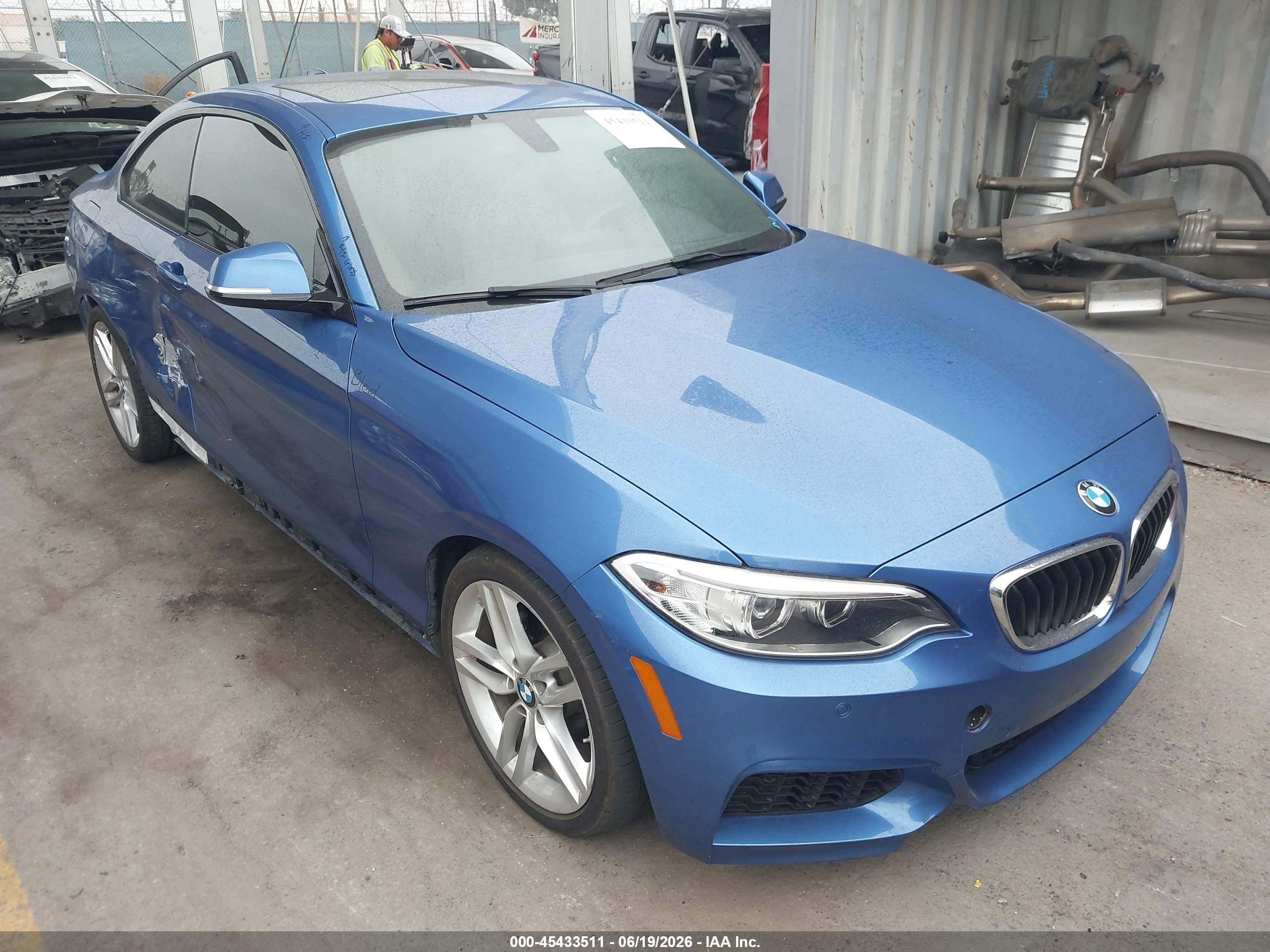 2015 BMW 2 Series 228i, VIN WBA1F5C55FV256912 — Rear end
