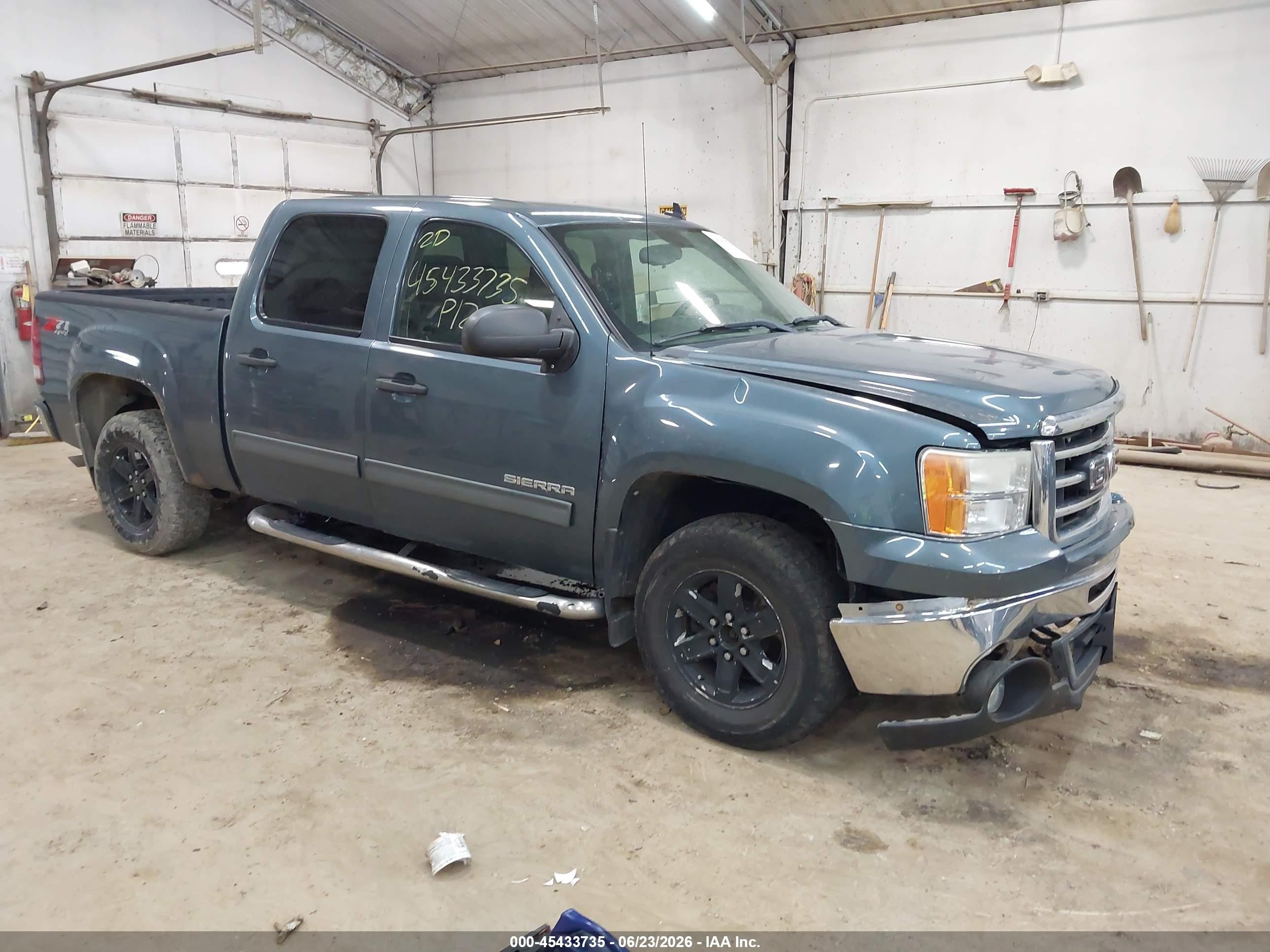 2012 GMC Sierra 1500 SLE, VIN 3GTP2VE79CG150619 — Front end