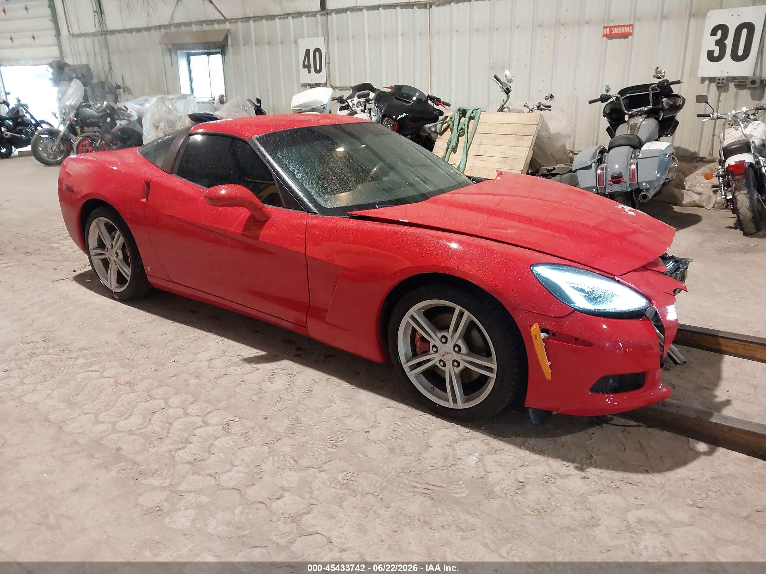 2009 Chevrolet Corvette 1LT, VIN 1G1YY25W395107766 — Front end