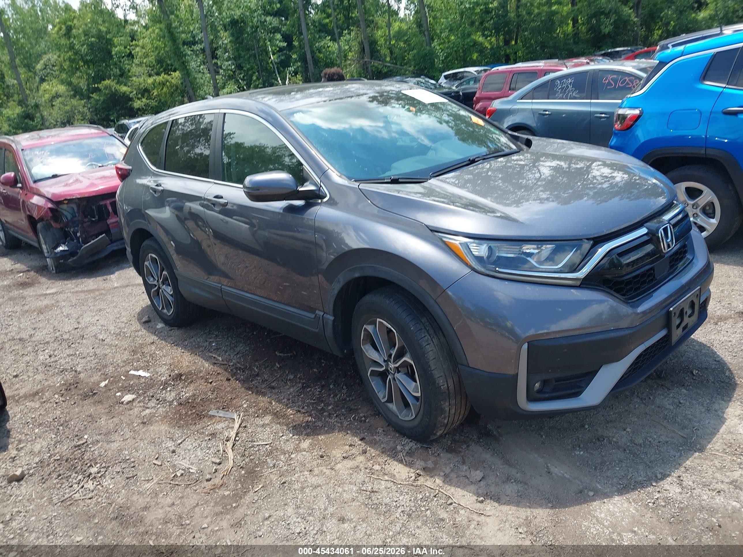 2022 Honda CR-V EX, VIN 2HKRW2H54NH645701 — Rear end