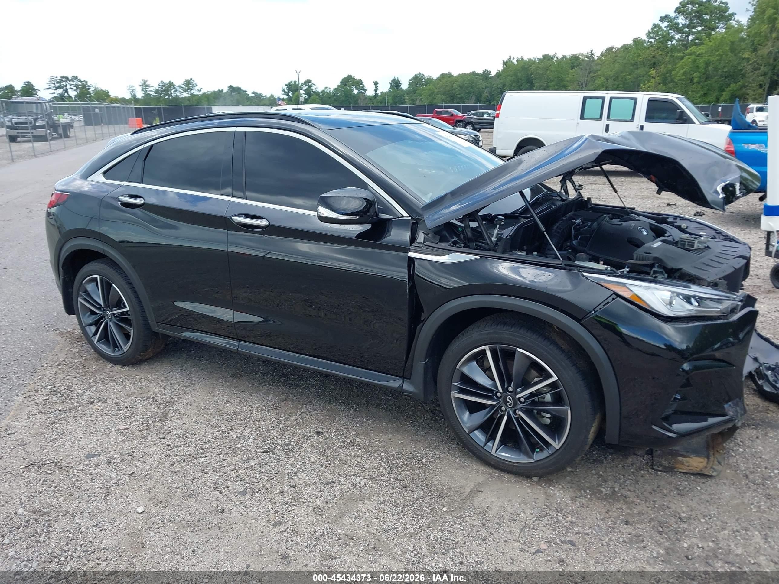 2025 Infiniti QX55 Luxe, VIN 3PCAJ5JRXSF101367 — Front end