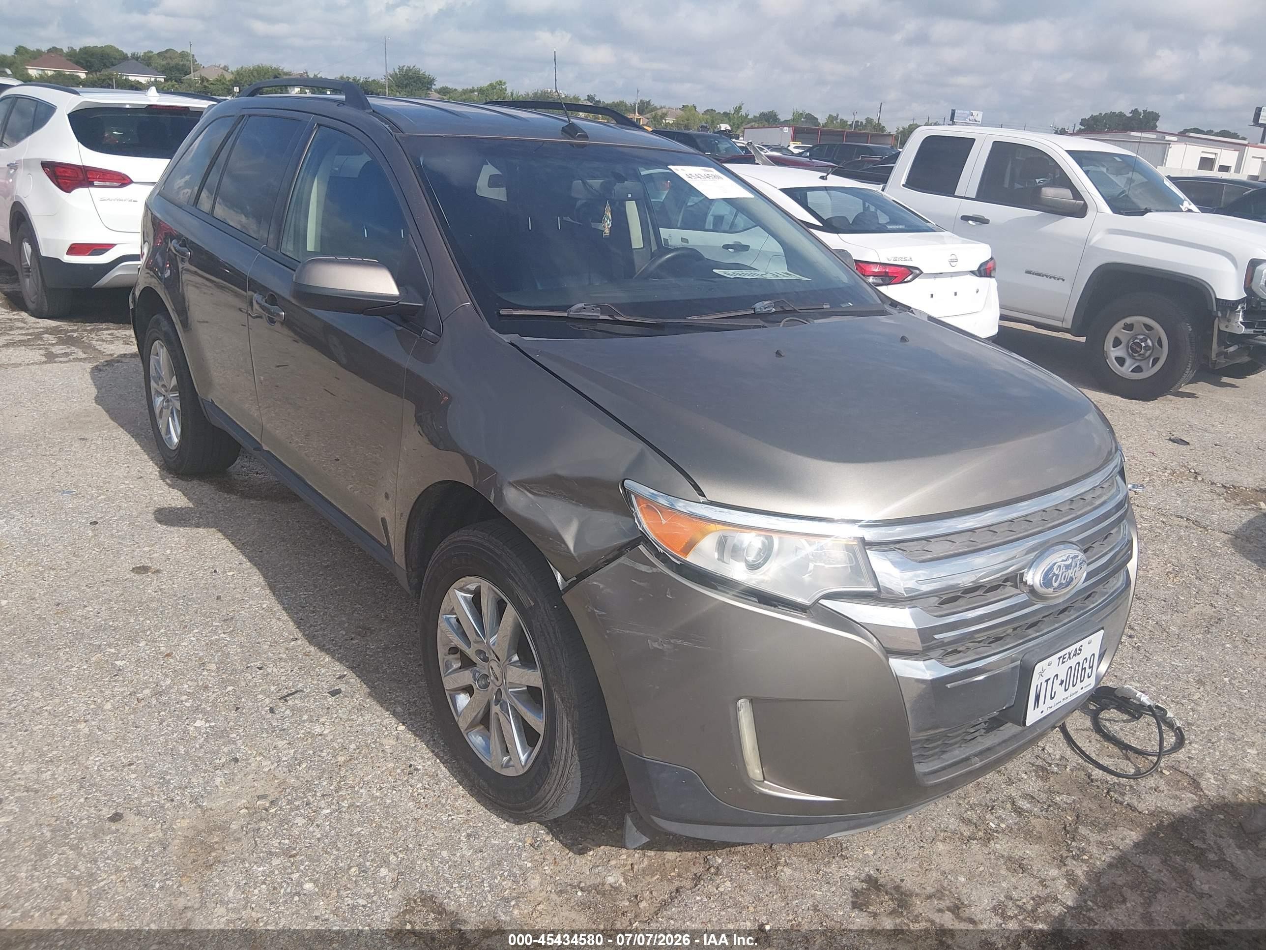 2014 Ford Edge SEL, VIN 2FMDK3JC0EBA24564 — Front end