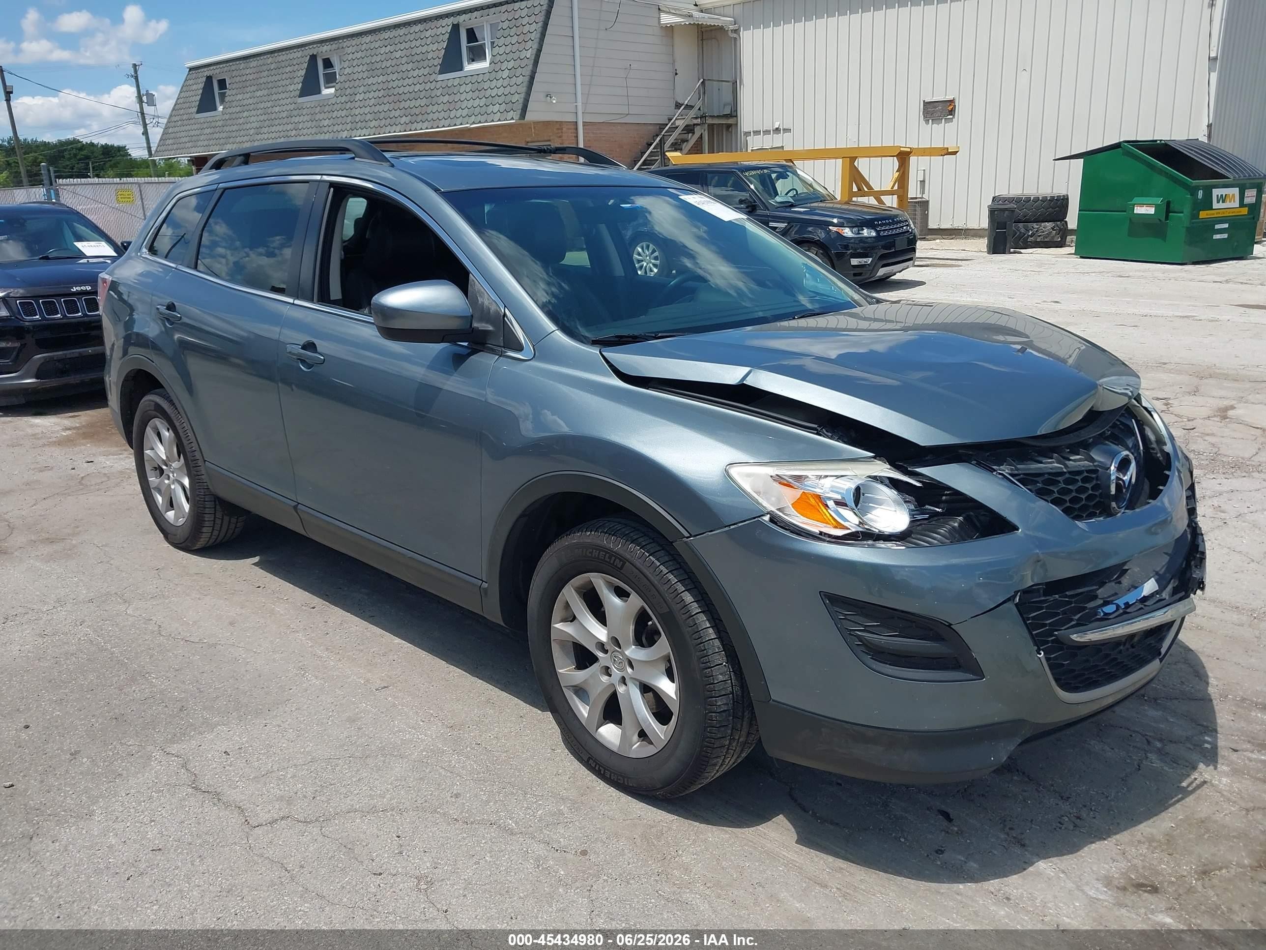 2012 Mazda CX-9 Touring, VIN JM3TB3CA8C0338691 — Front end
