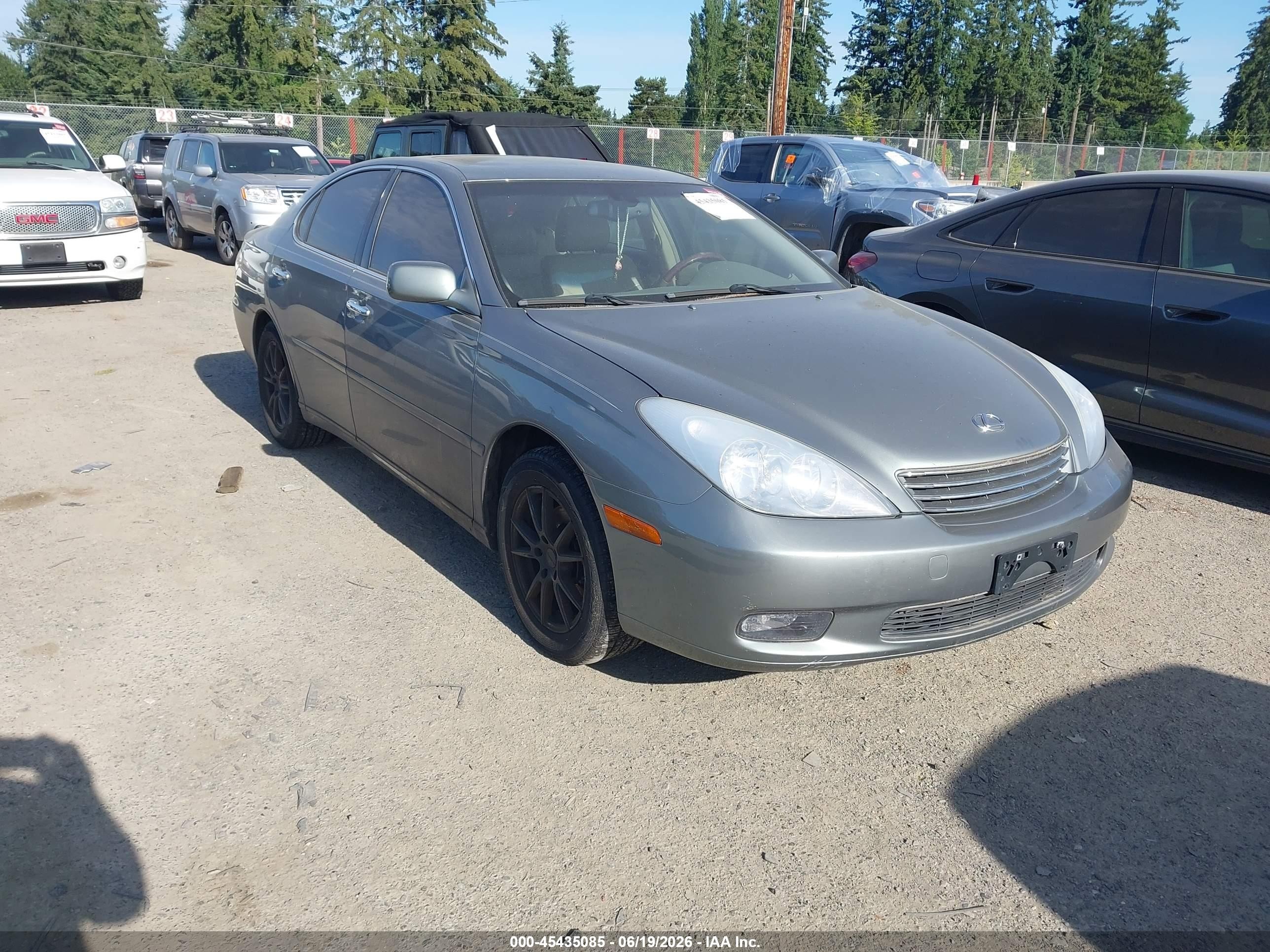 2003 Lexus ES 300, VIN JTHBF30G030137397 — Front end