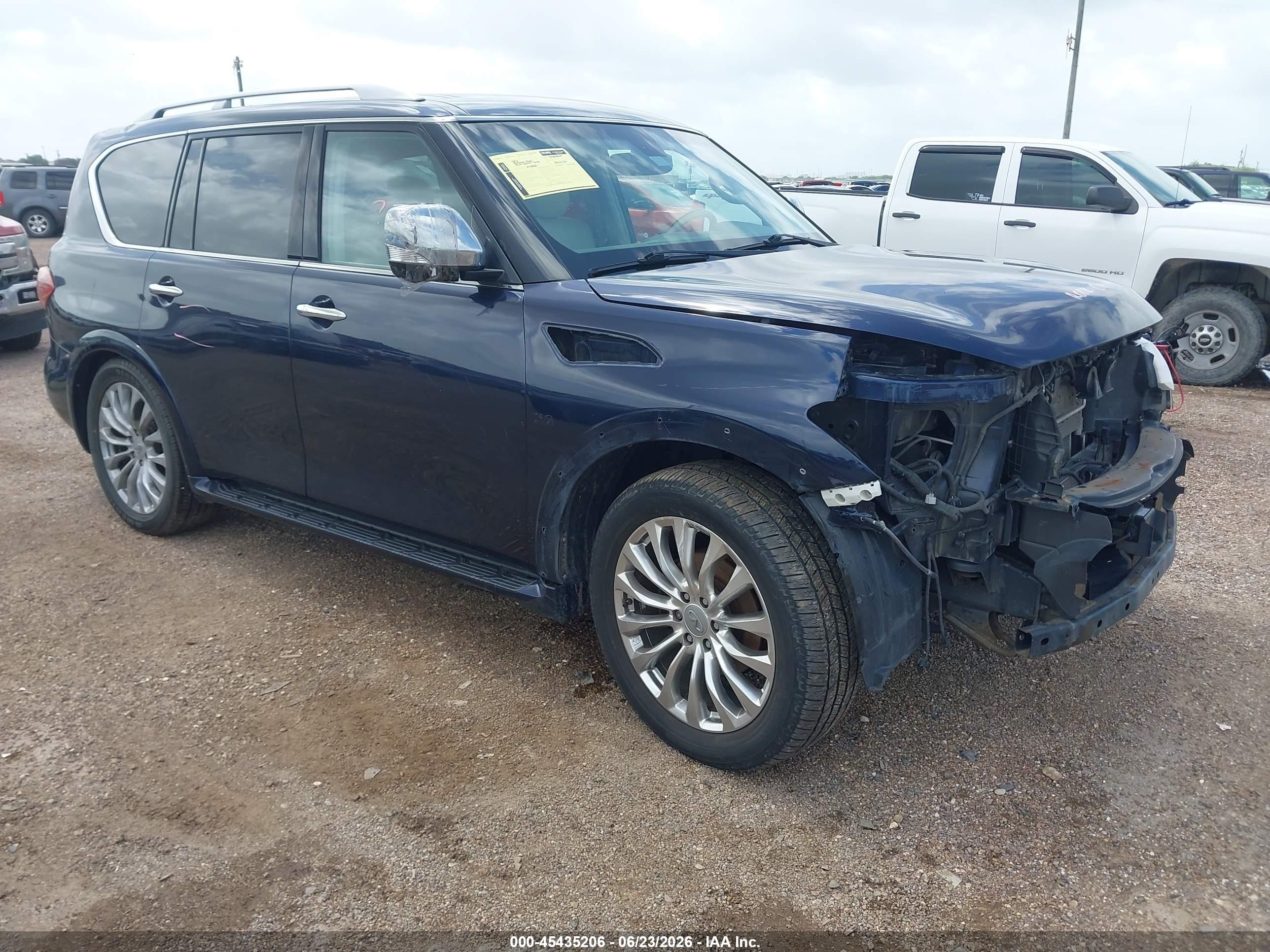 2015 Infiniti QX80, VIN JN8AZ2NC0F9371242 — Front end
