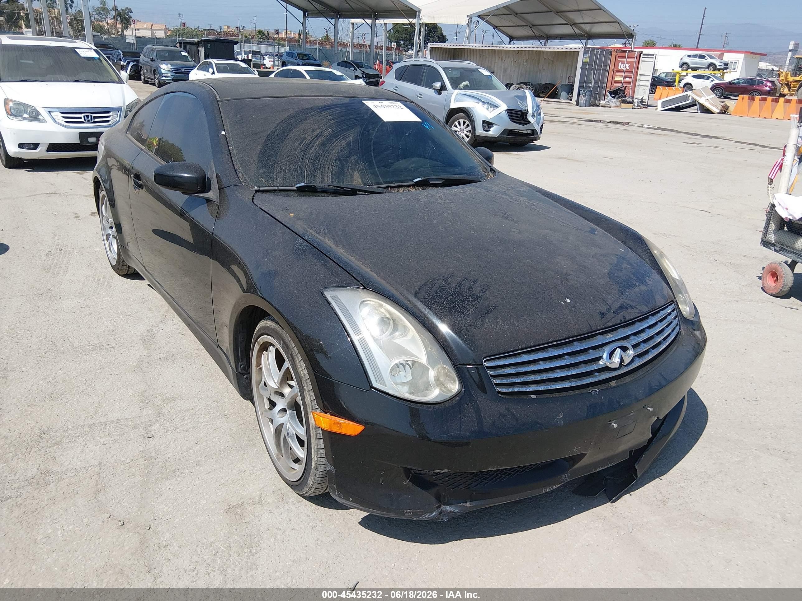 2006 Infiniti G35, VIN JNKCV54E56M712411 — Перед