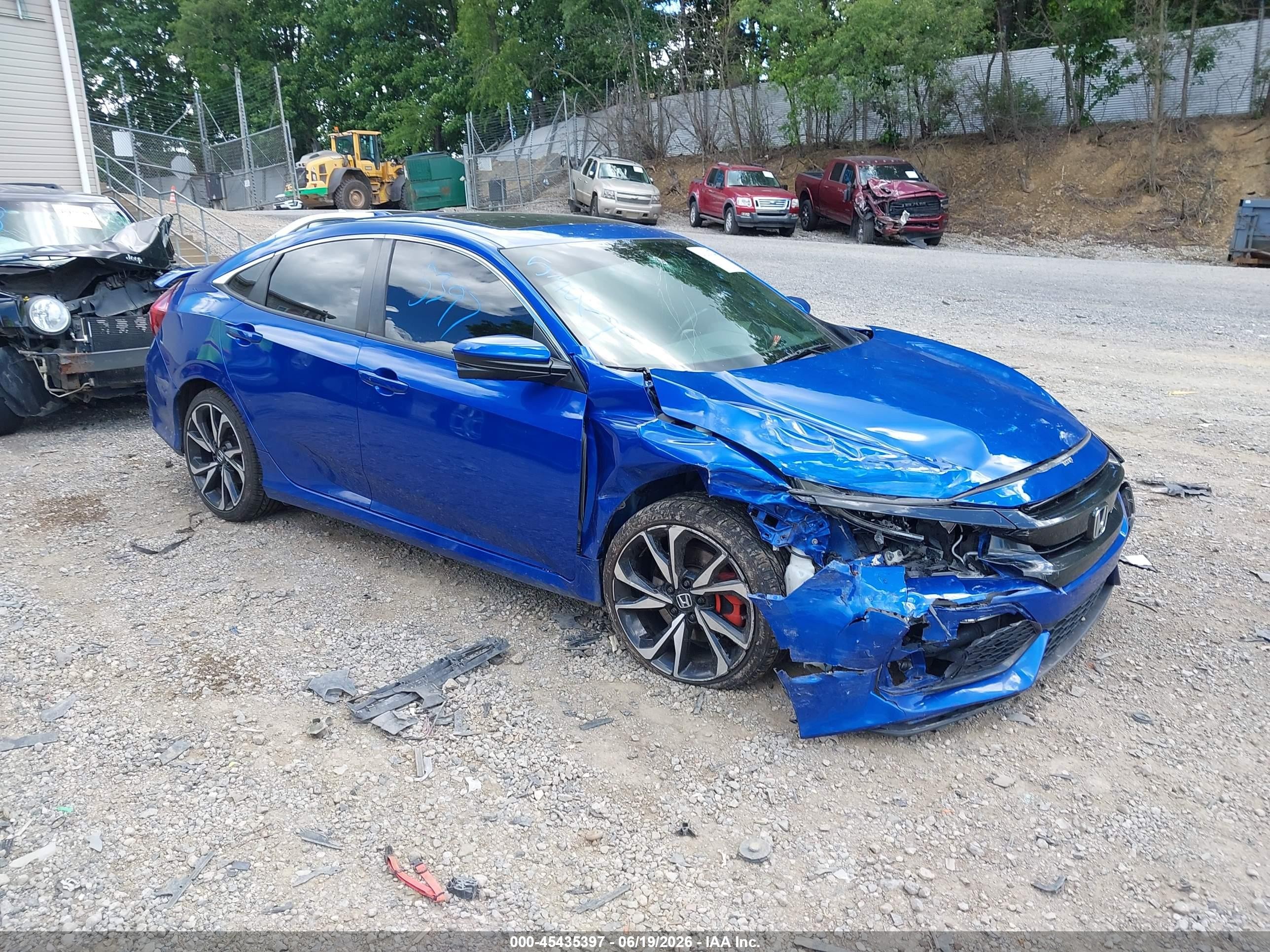2018 Honda Civic Si, VIN 2HGFC1E57JH702780 — Front end