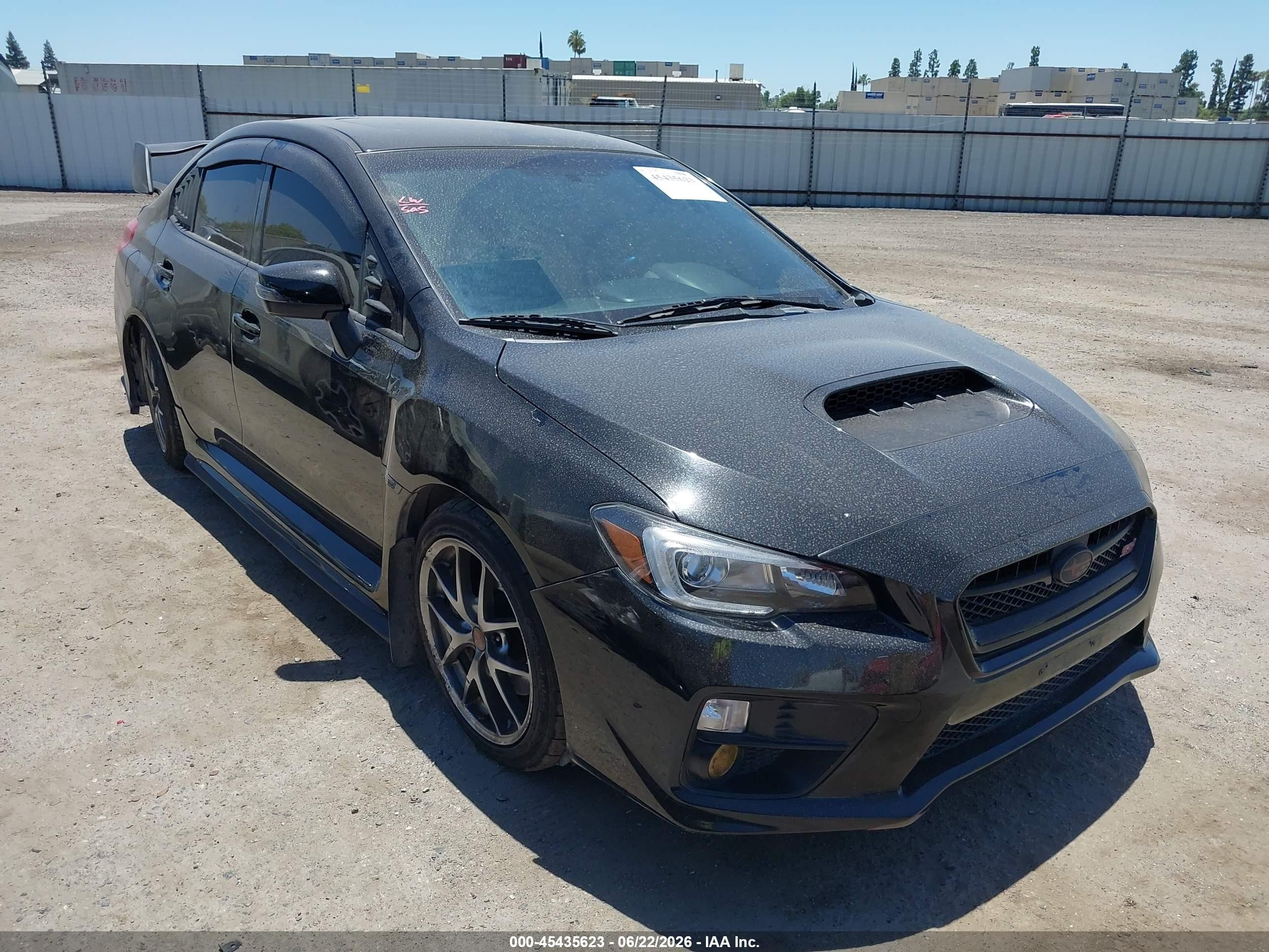 2016 Subaru WRX STI Limited, VIN JF1VA2Z65G9811875 — Side