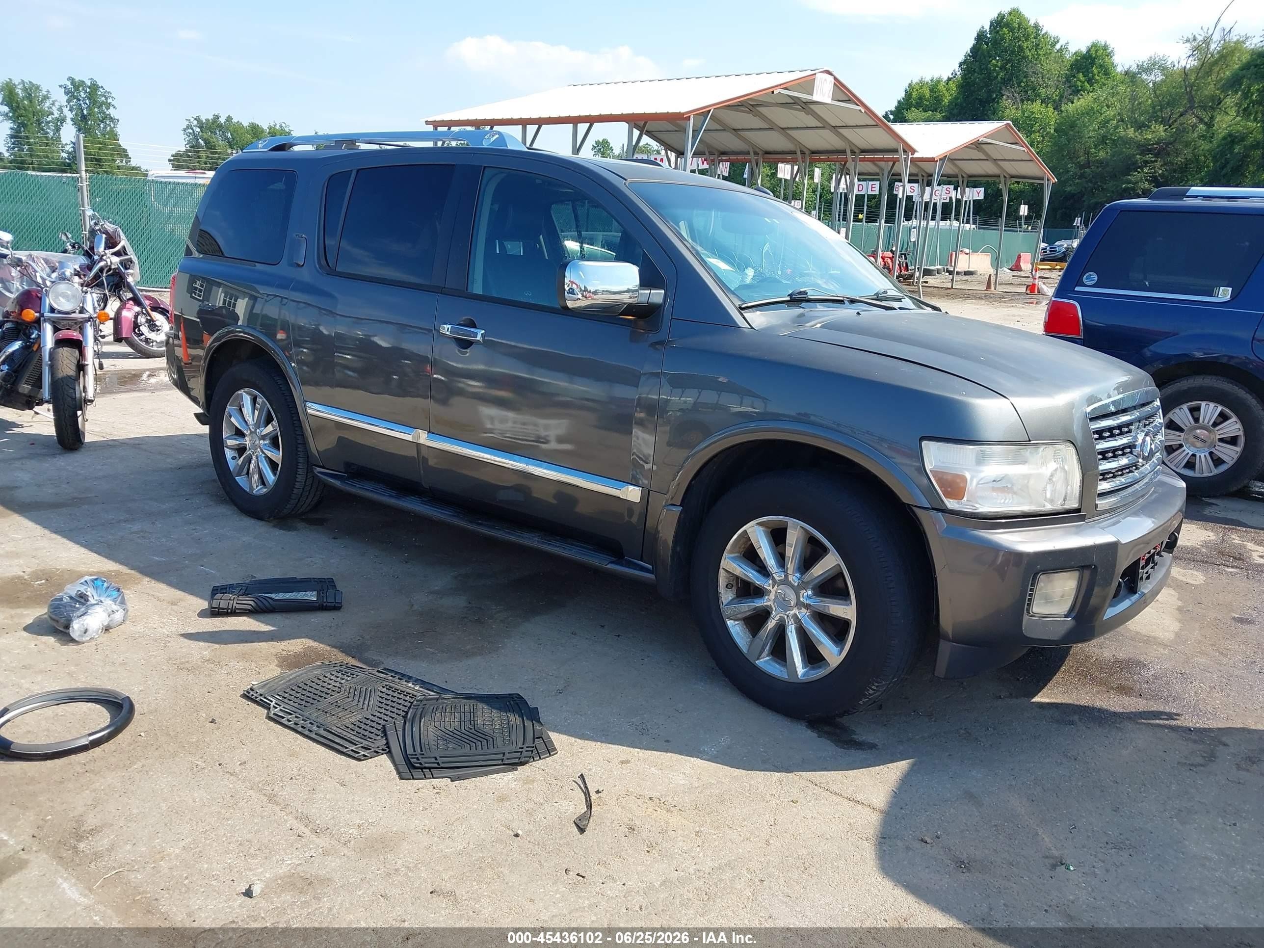 2010 Infiniti QX56, VIN 5N3ZA0NE8AN906087 — Side
