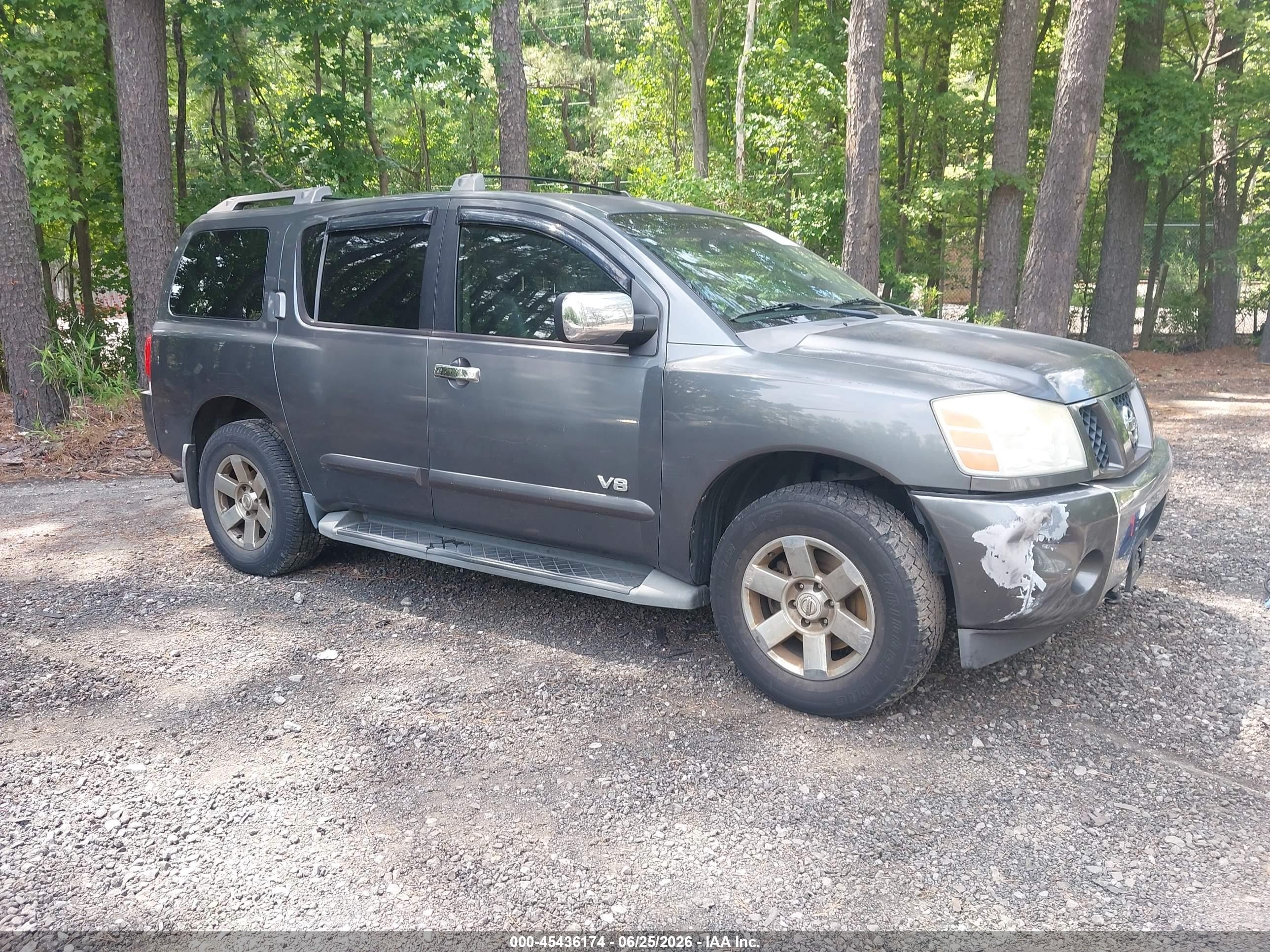 2007 Nissan Armada SE, VIN 5N1AA08C57N721181 — Front end