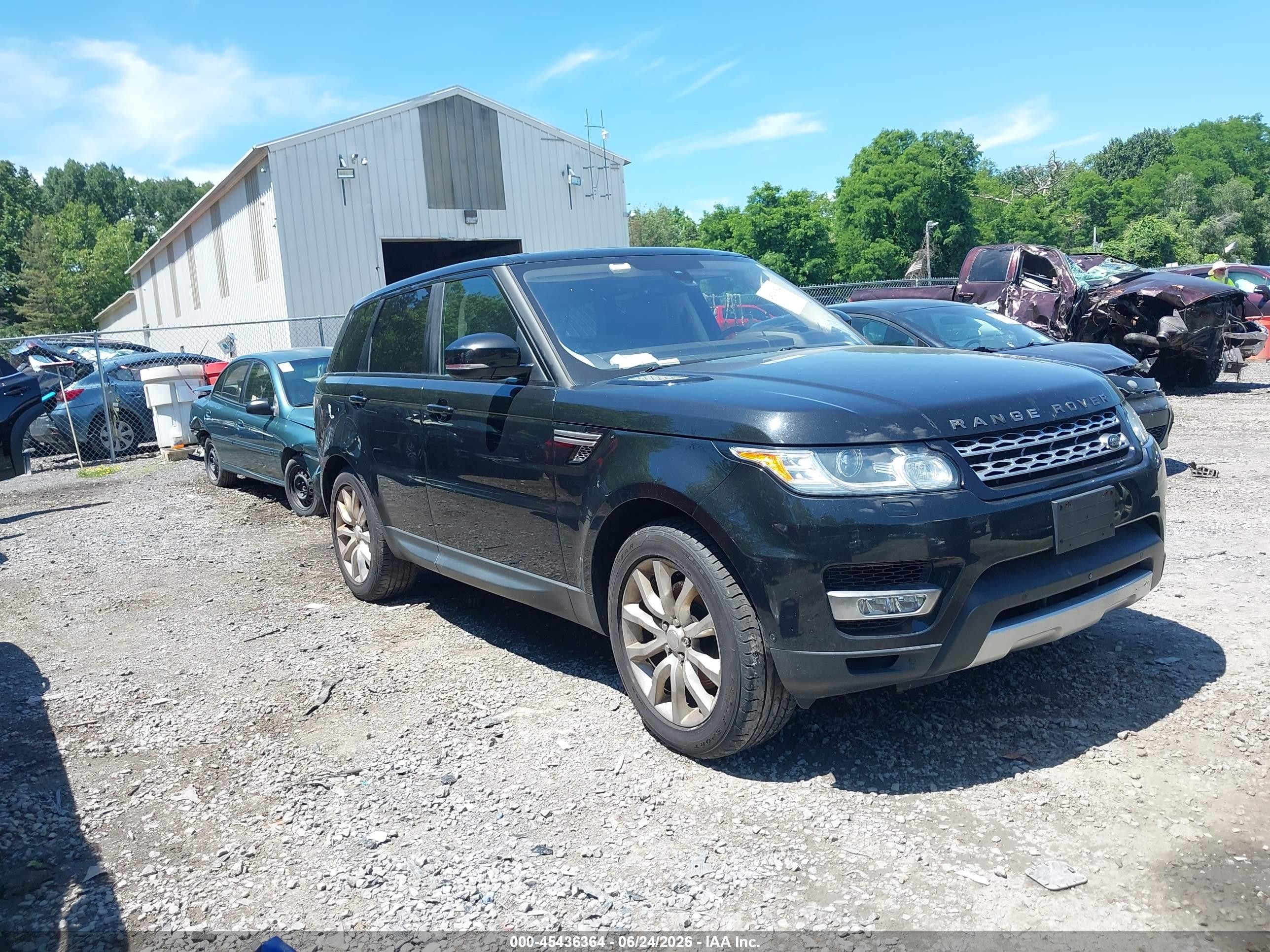 2016 Land Rover Range Rover Sport HSE, VIN SALWR2PF3GA102444 — Not stated