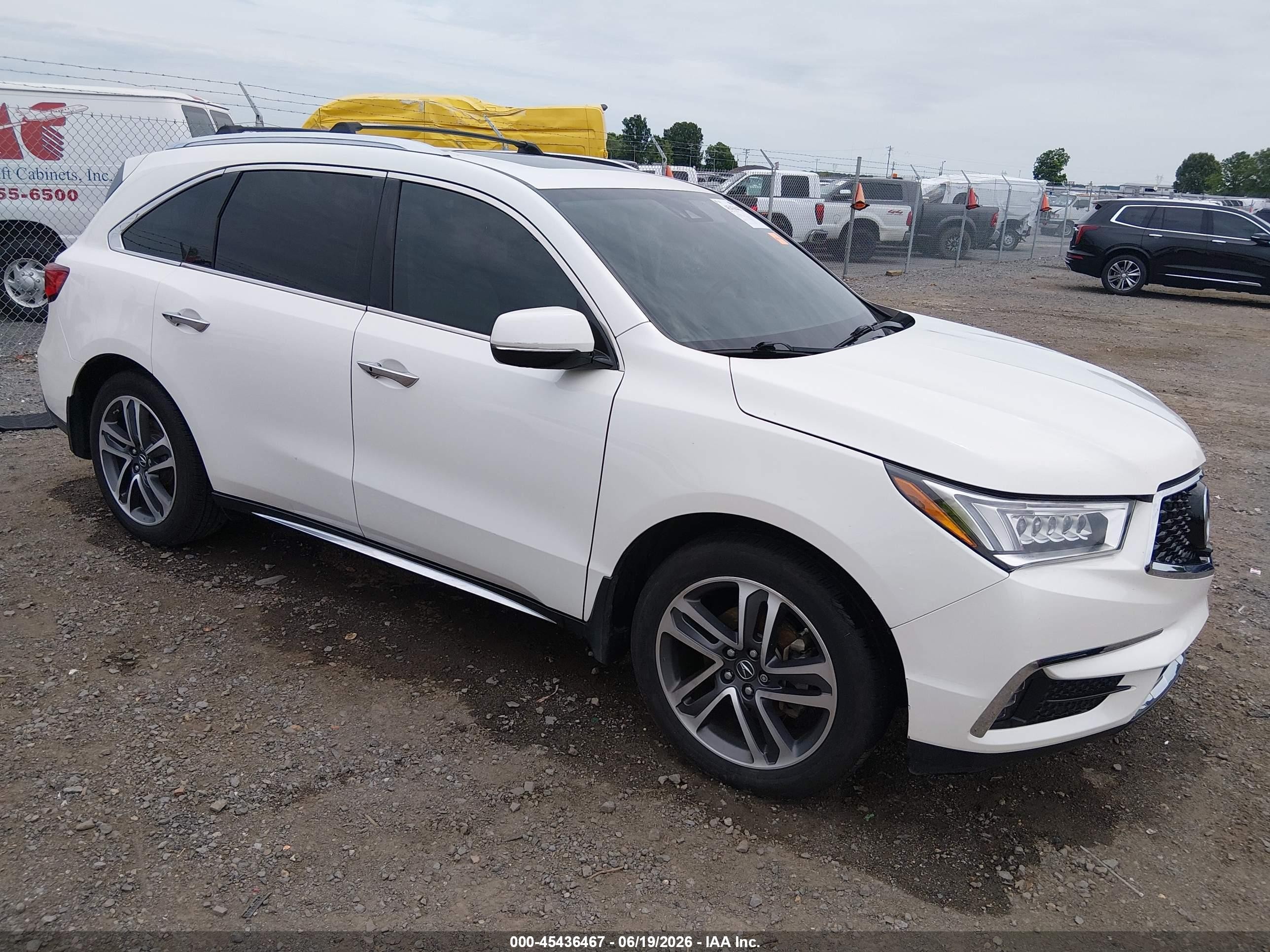 2017 Acura MDX Advance, VIN 5FRYD4H85HB035444 — Water / flood