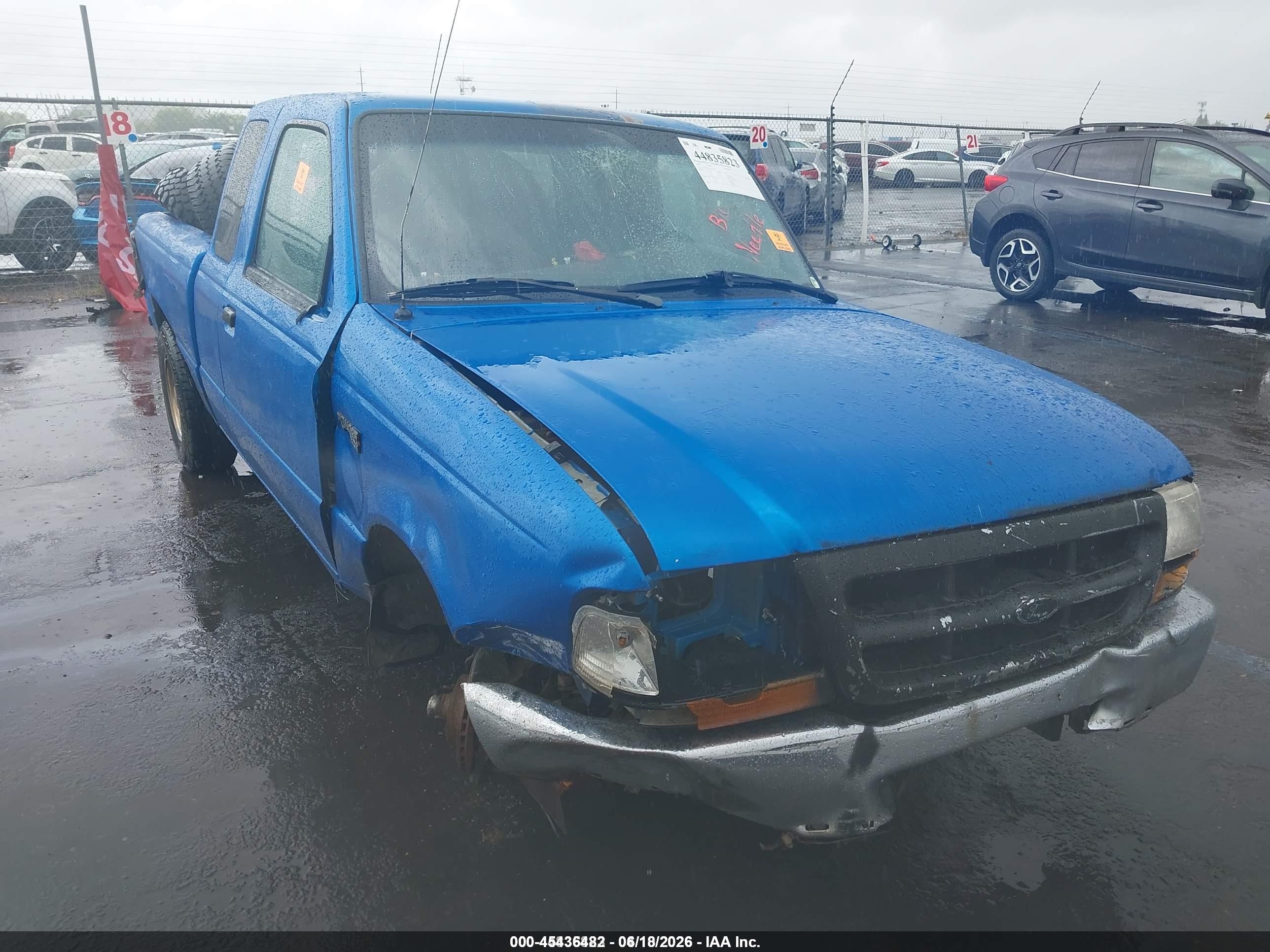 2000 Ford Ranger XL, VIN 1FTYR14V7YPA25498 — Theft recovery