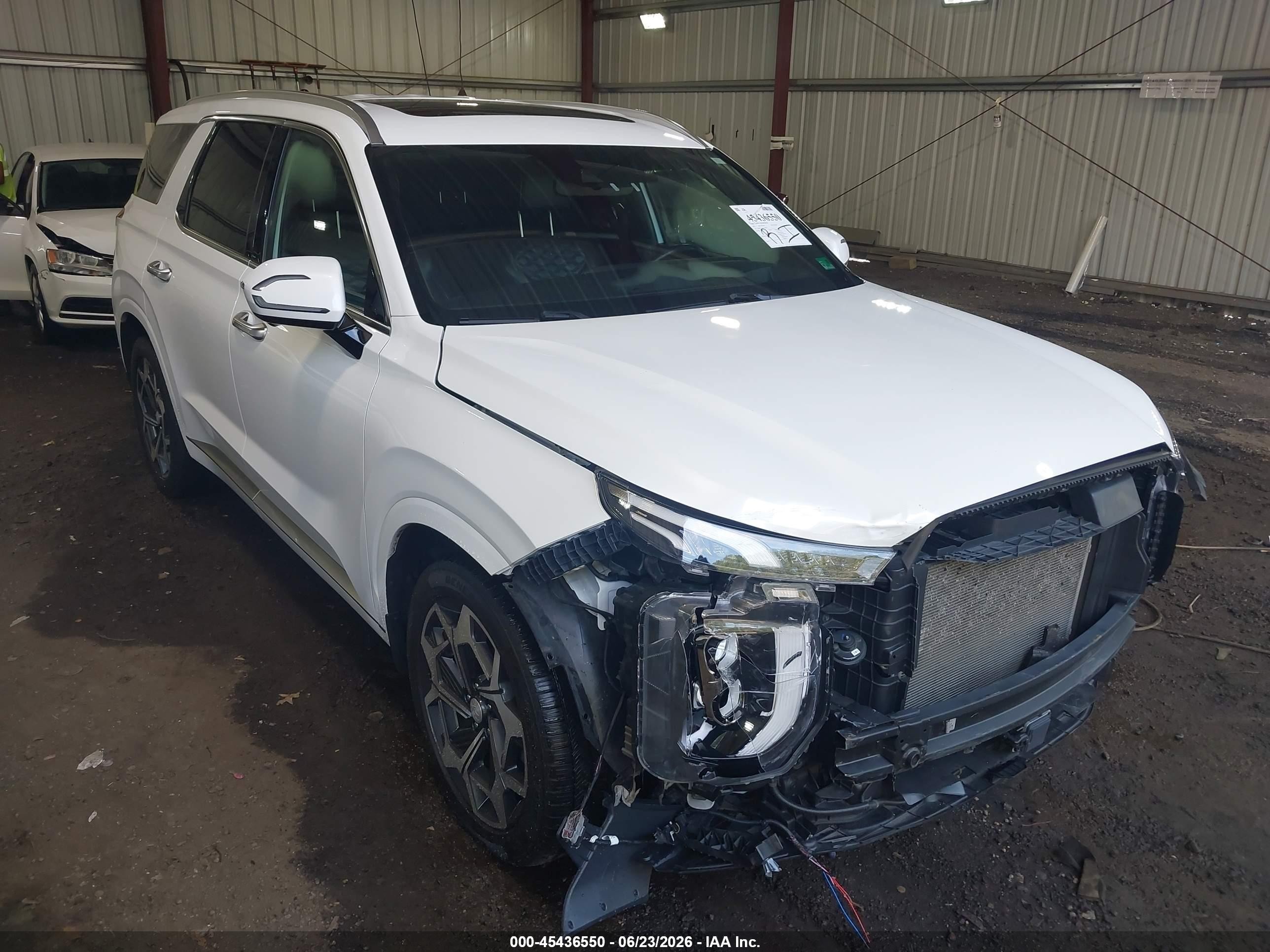 2022 Hyundai Palisade Calligraphy, VIN KM8R7DHE9NU419633 — Front end