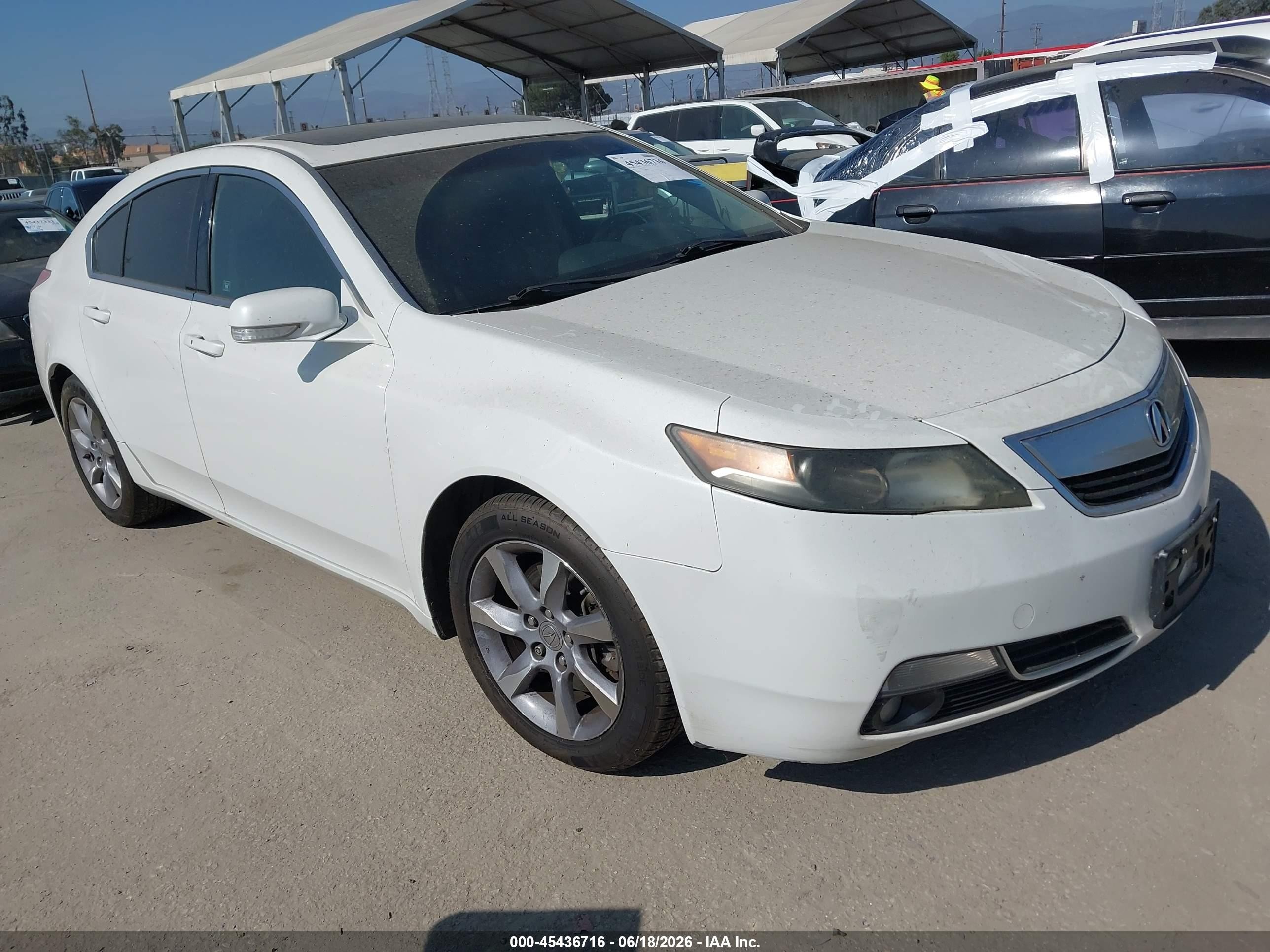 2012 Acura TL Technology, VIN 19UUA8F52CA020105 — Not stated