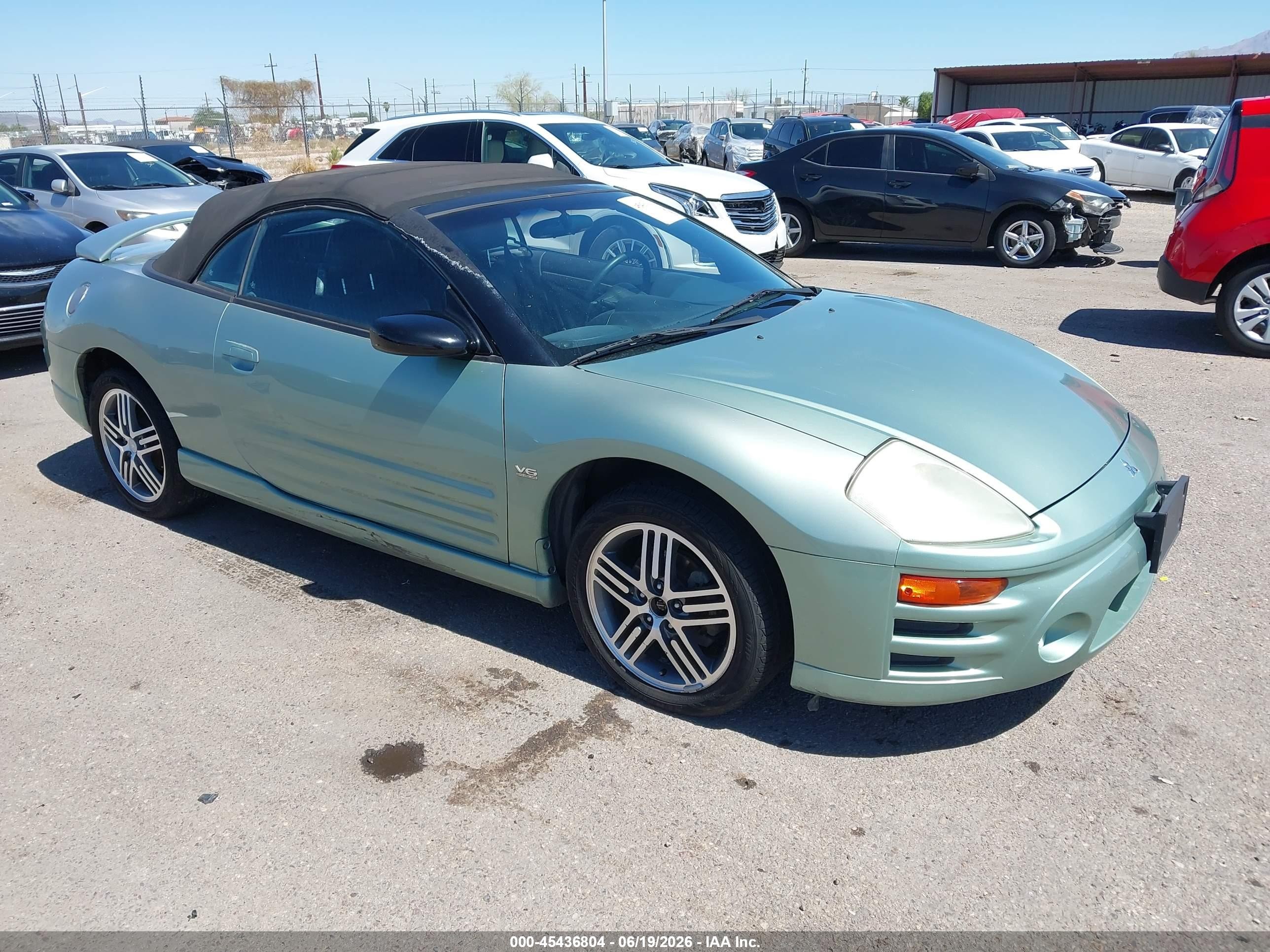 2003 Mitsubishi Eclipse GTS, VIN 4A3AE75H63E094564 — Side