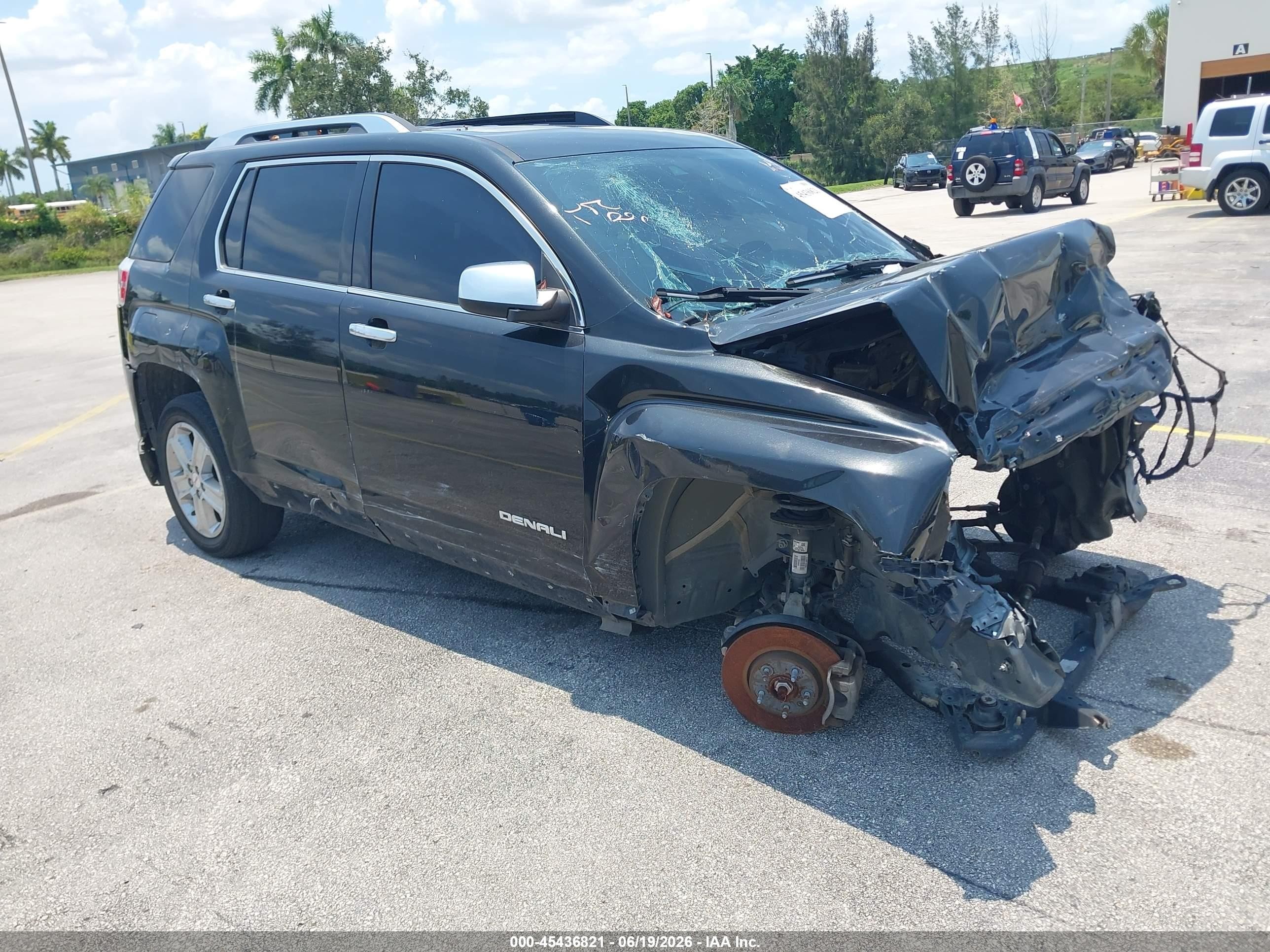 2015 GMC Terrain Denali, VIN 2GKALUEK7F6270764 — Stripped