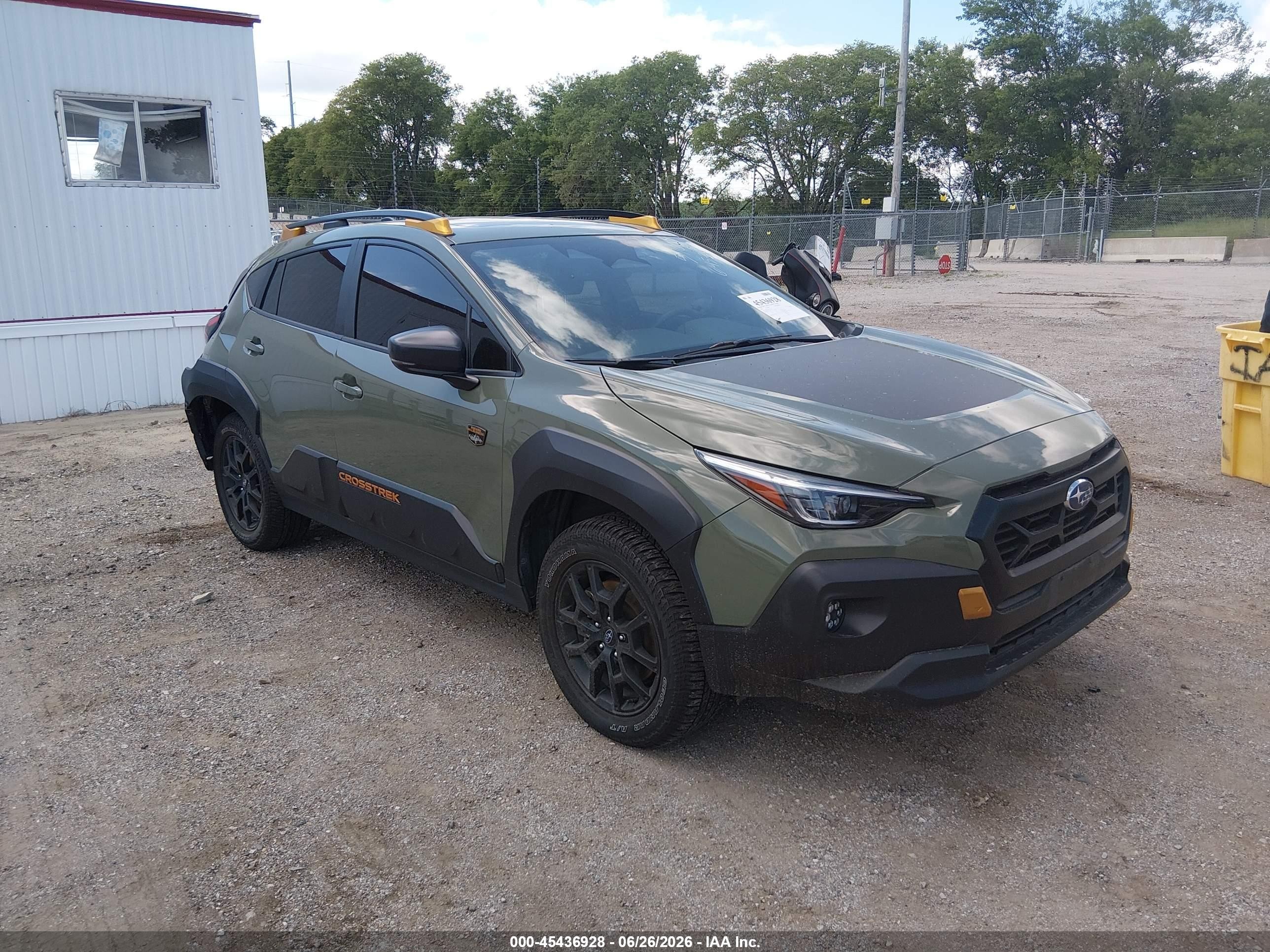 2024 Subaru Crosstrek Wilderness, VIN 4S4GUHU64R3785033 — Rear end