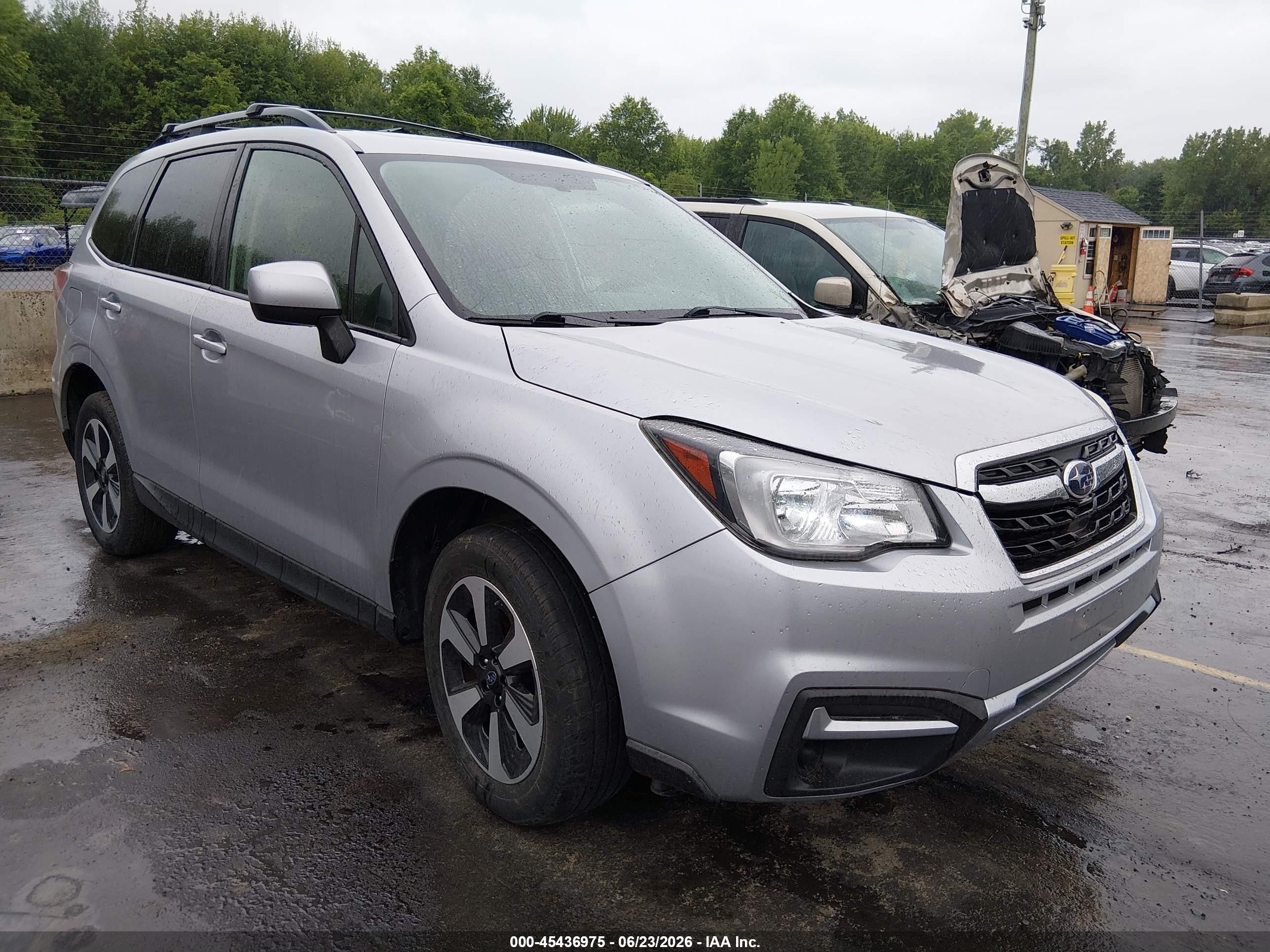 2018 Subaru Forester Premium, VIN JF2SJAEC9JH577595 — Biohazard / chemical