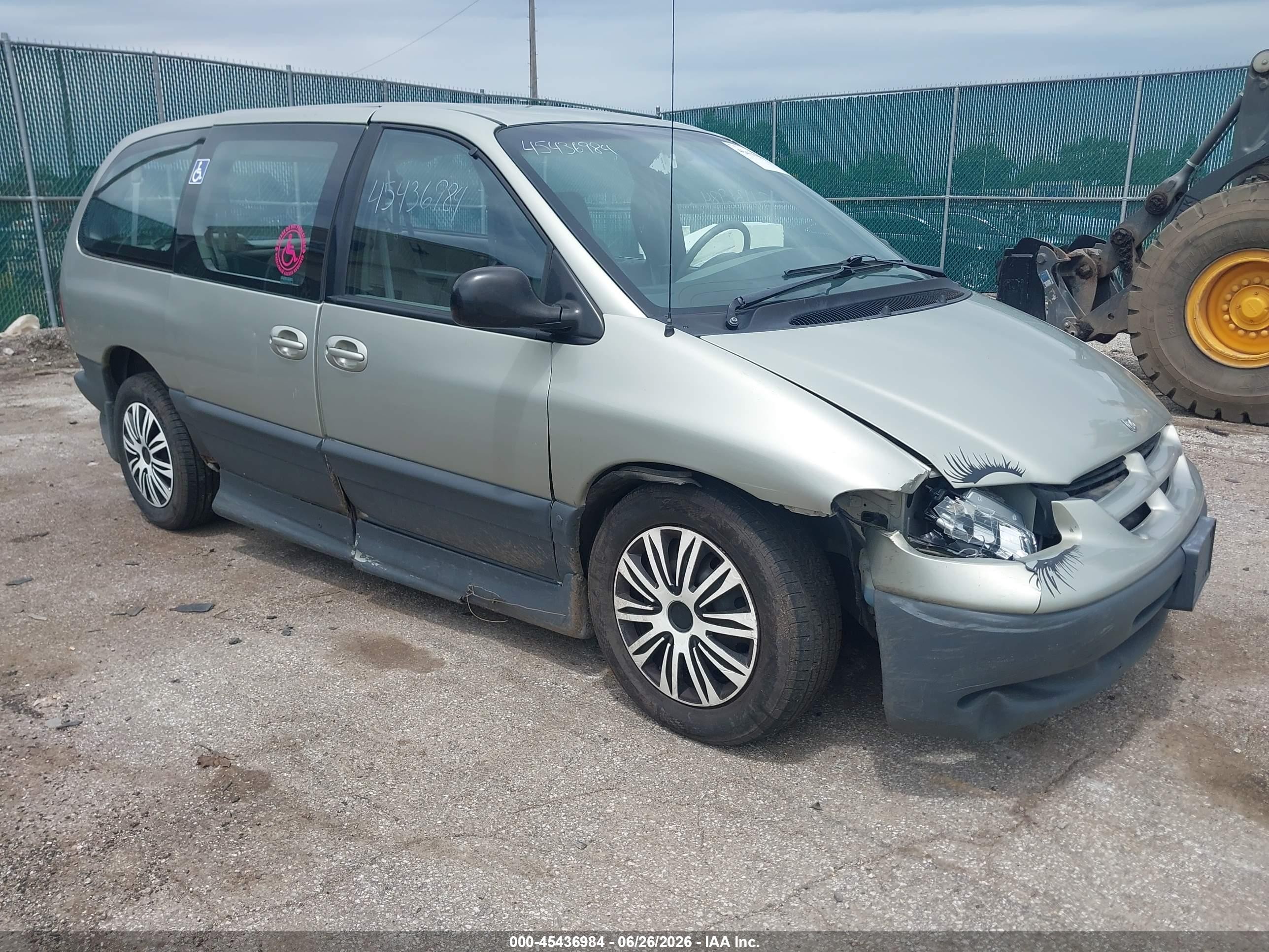 1999 Dodge Caravan SE, VIN 1B4GP44G4XB915700 — Обычный износ