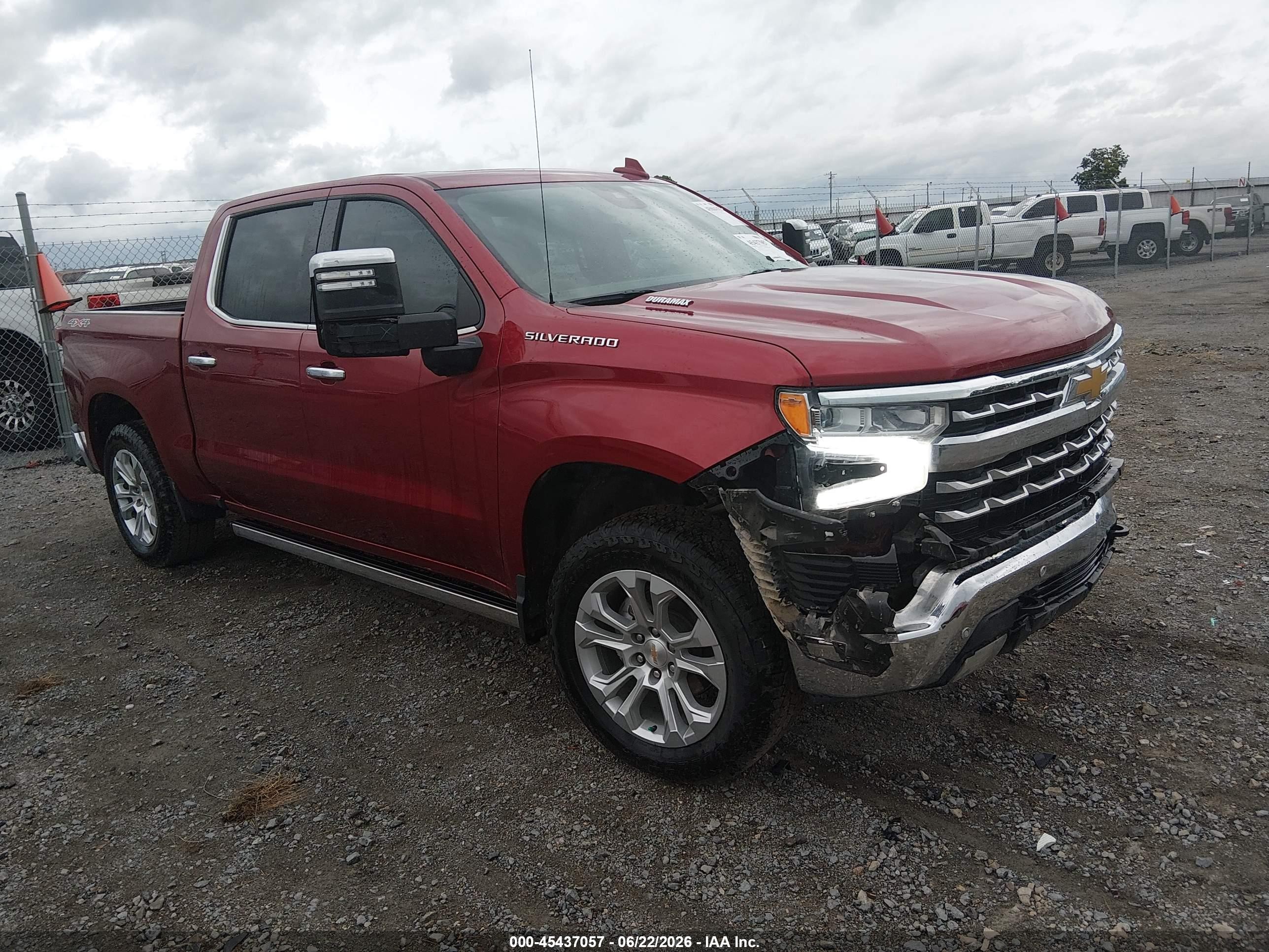 2025 Chevrolet Silverado 1500 LTZ, VIN 1GCUKGE82SZ243567 — Front end