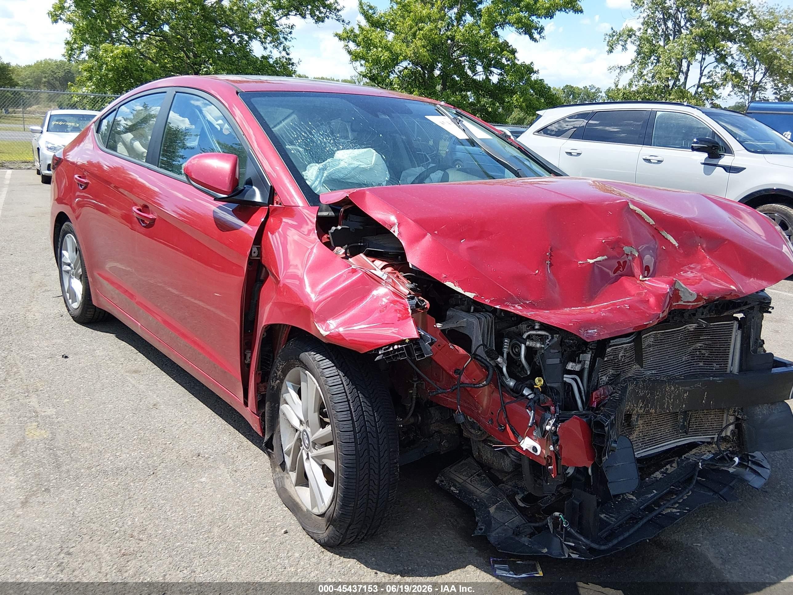 2020 Hyundai Elantra Value Edition, VIN KMHD84LF1LU001166 — Front end