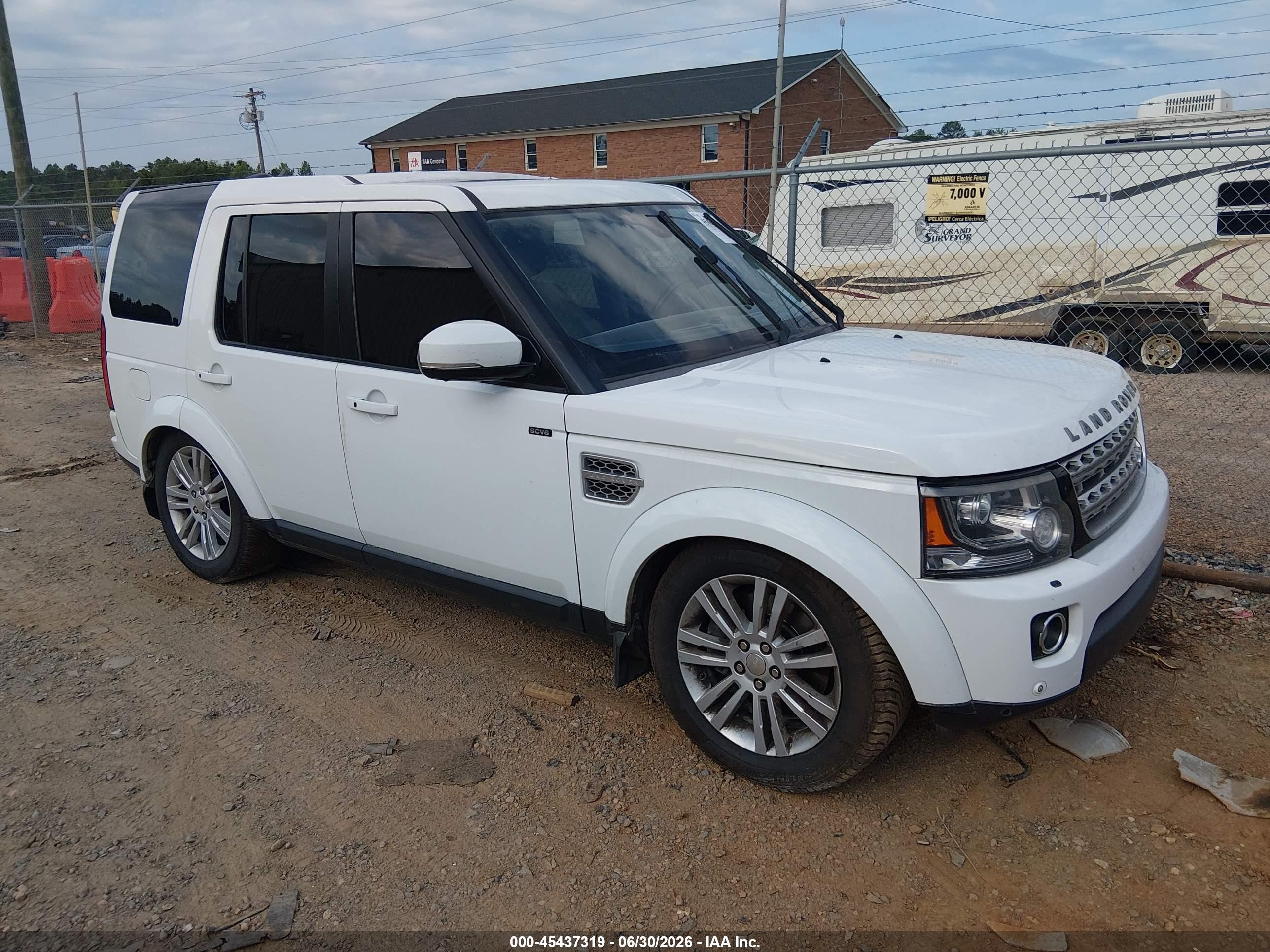 2014 Land Rover LR4 Lux, VIN SALAK2V60EA730024 — Engine fire