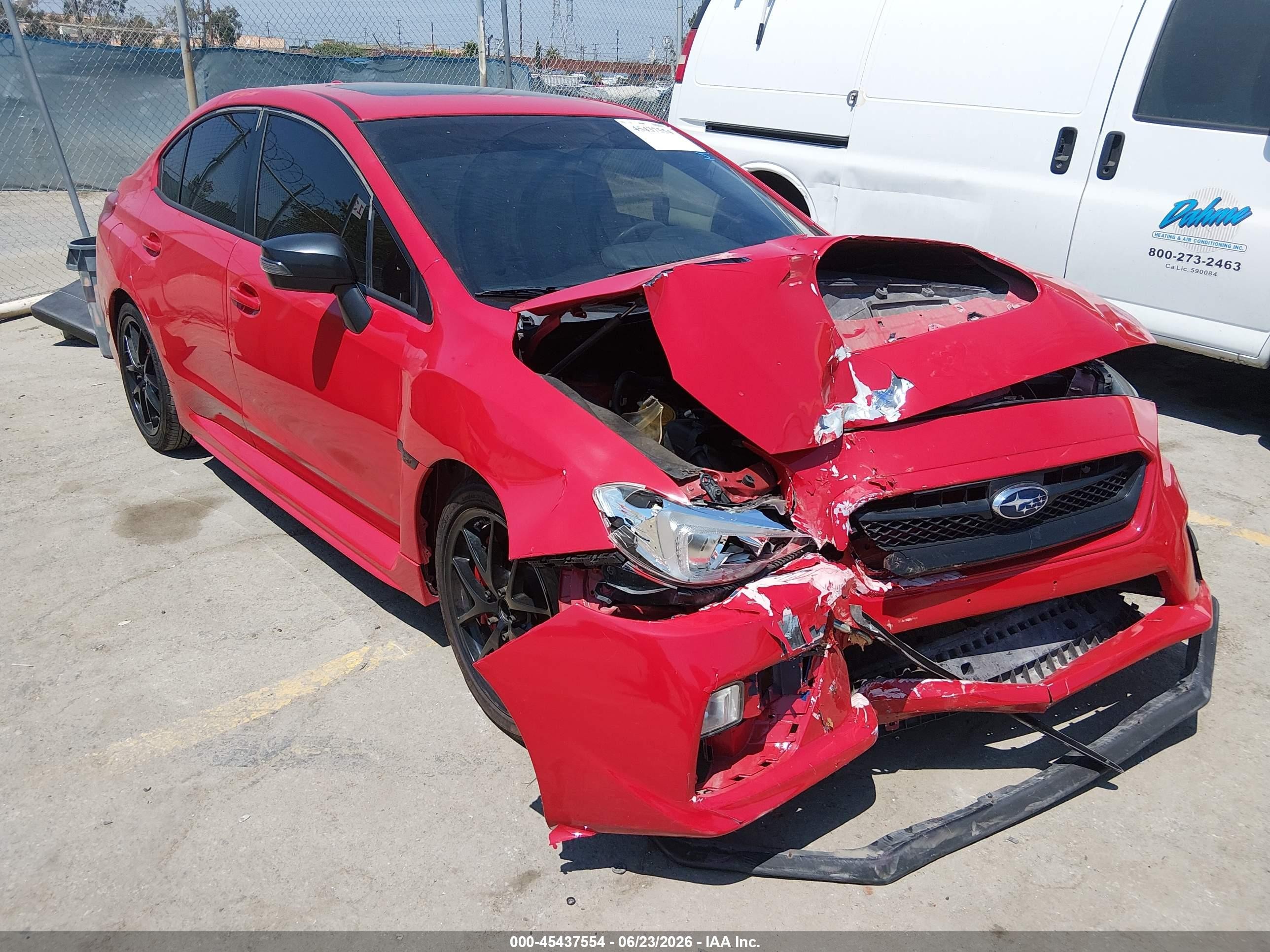 2016 Subaru WRX STI Limited, VIN JF1VA2Z61G9835252 — Front end