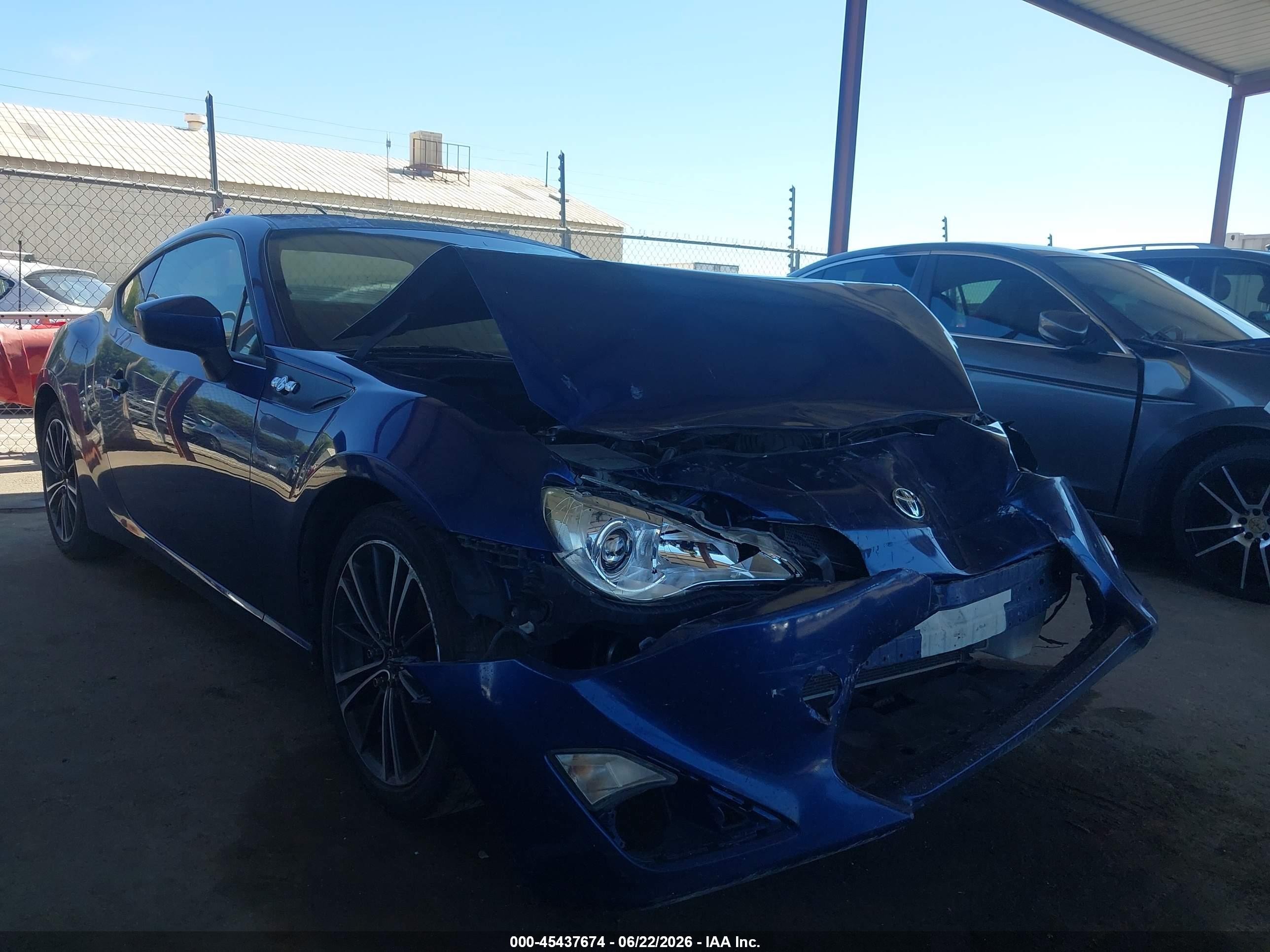 2013 Scion FR-S, VIN JF1ZNAA19D1720957 — Front end