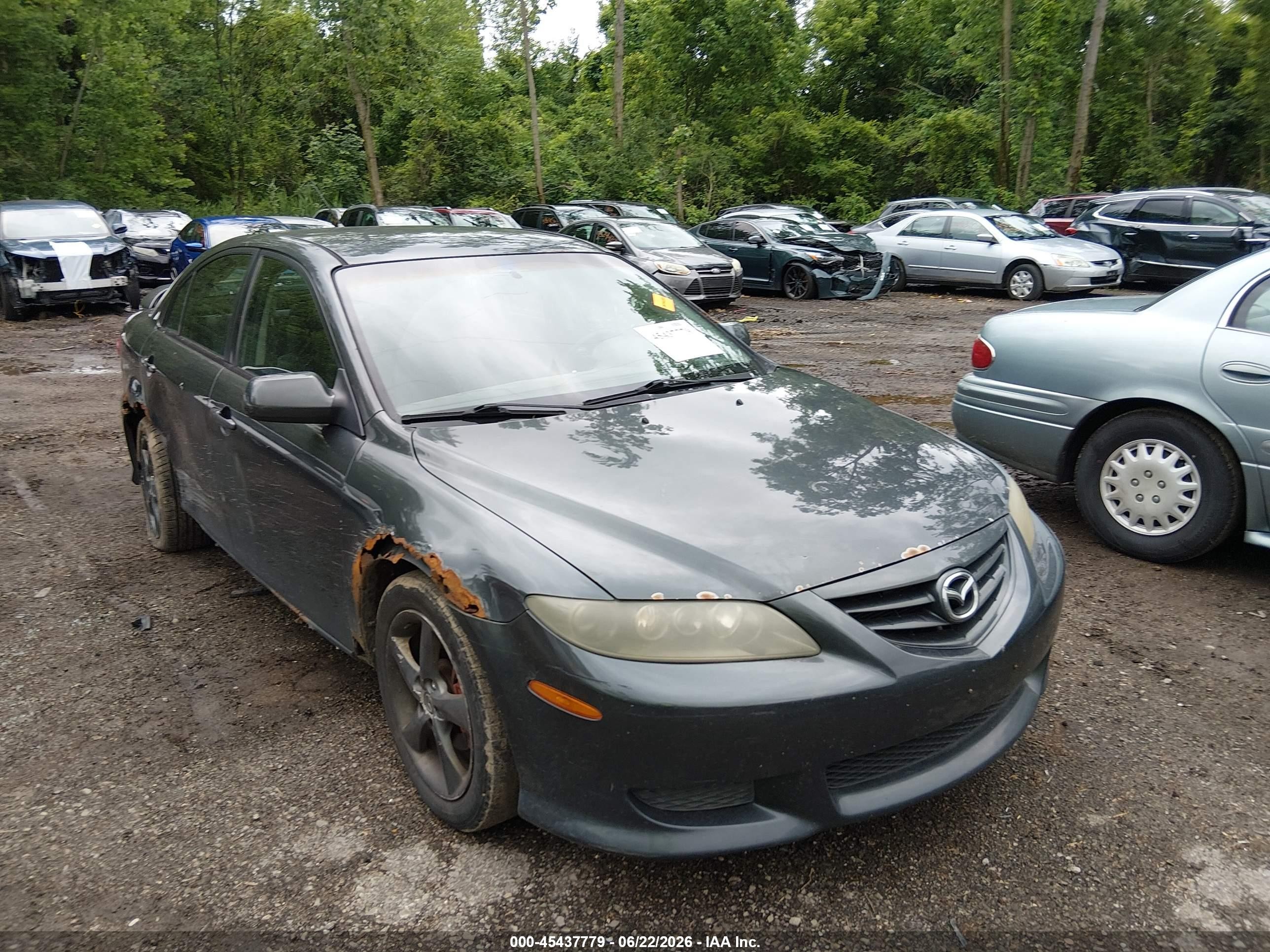 2004 Mazda 6, VIN 1YVFP84D445N93186 — Side