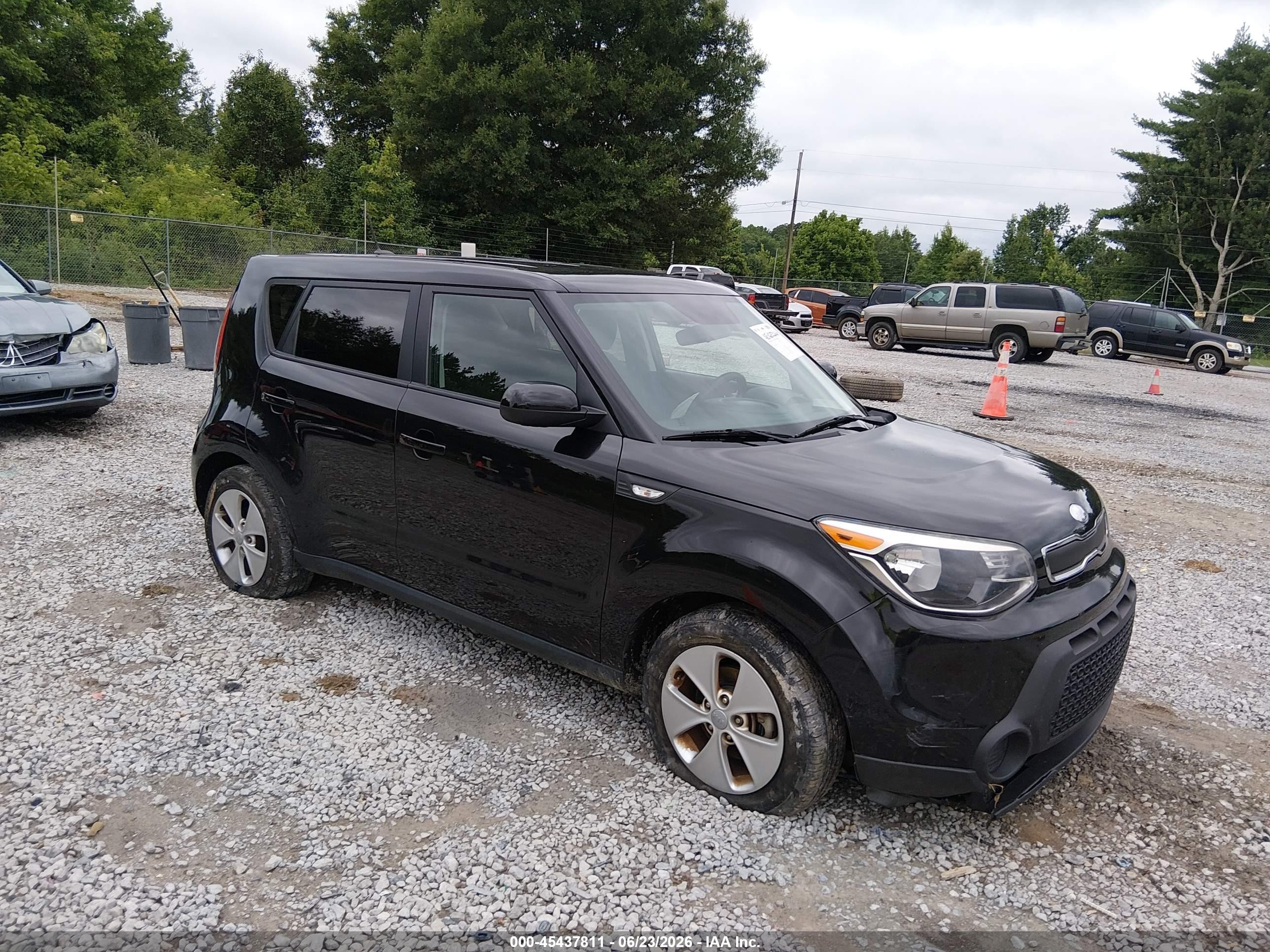 2014 Kia Soul, VIN KNDJN2A25E7718210 — Rear end