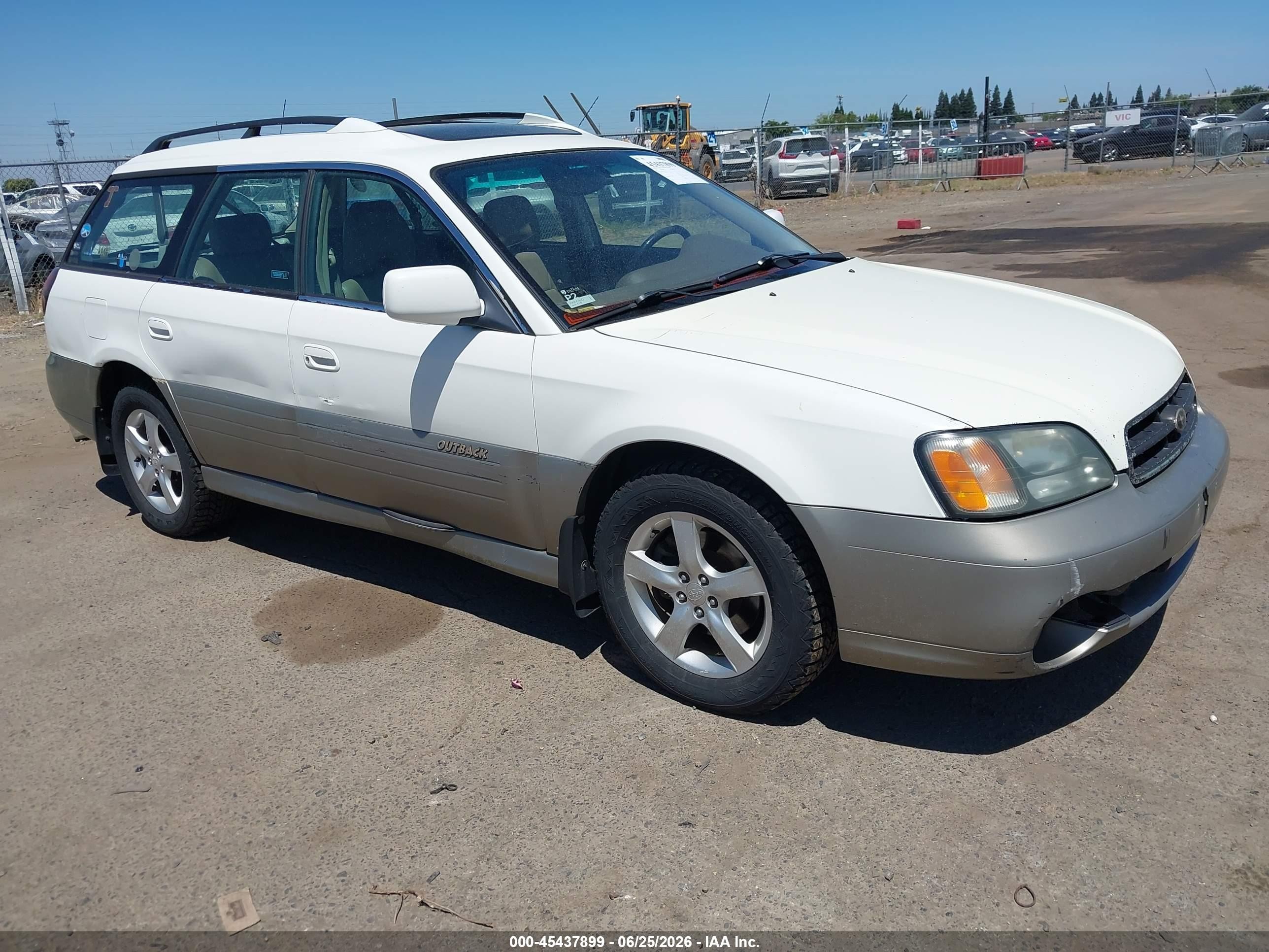 2001 Subaru Legacy Outback Limited, VIN 4S3BH686516614862 — Обычный износ
