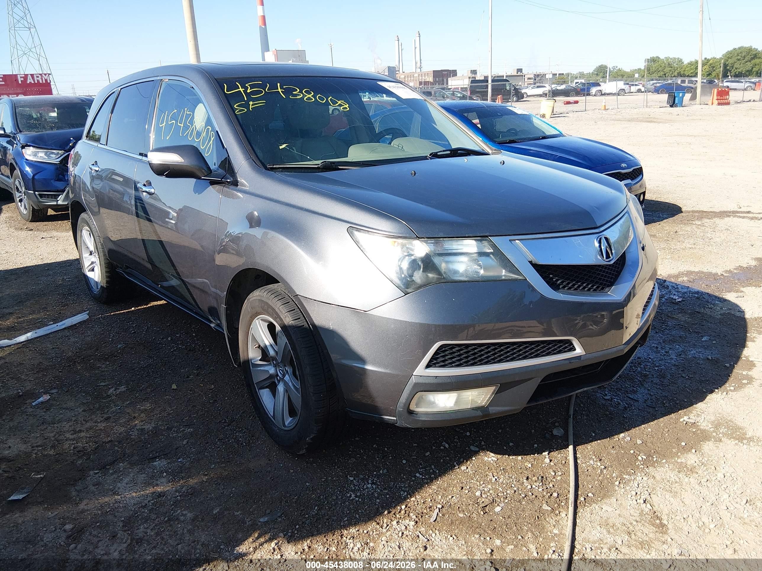 2012 Acura MDX Technology, VIN 2HNYD2H38CH523830 — Front end