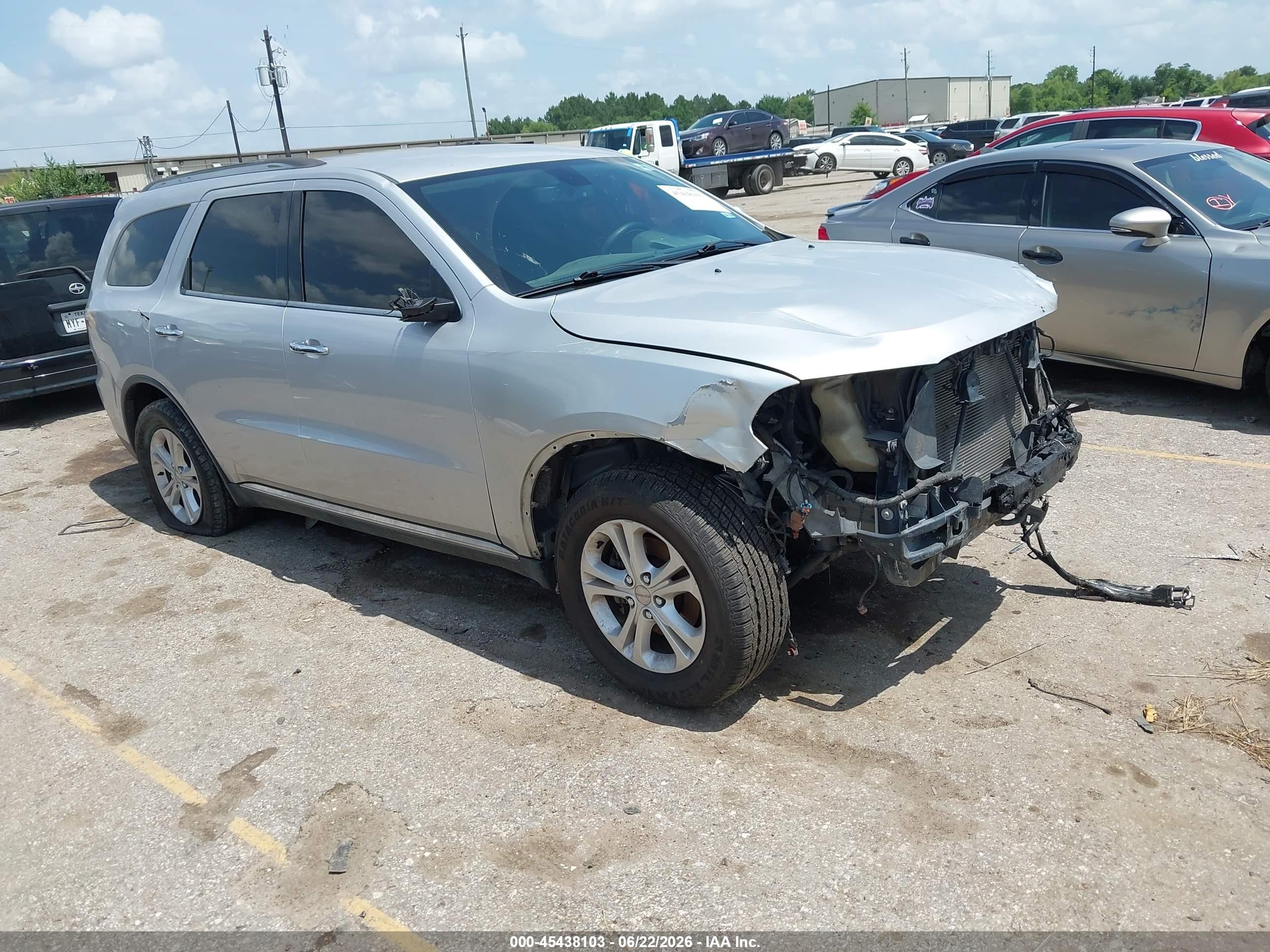 2013 Dodge Durango Crew, VIN 1C4RDHDG0DC632616 — Front end
