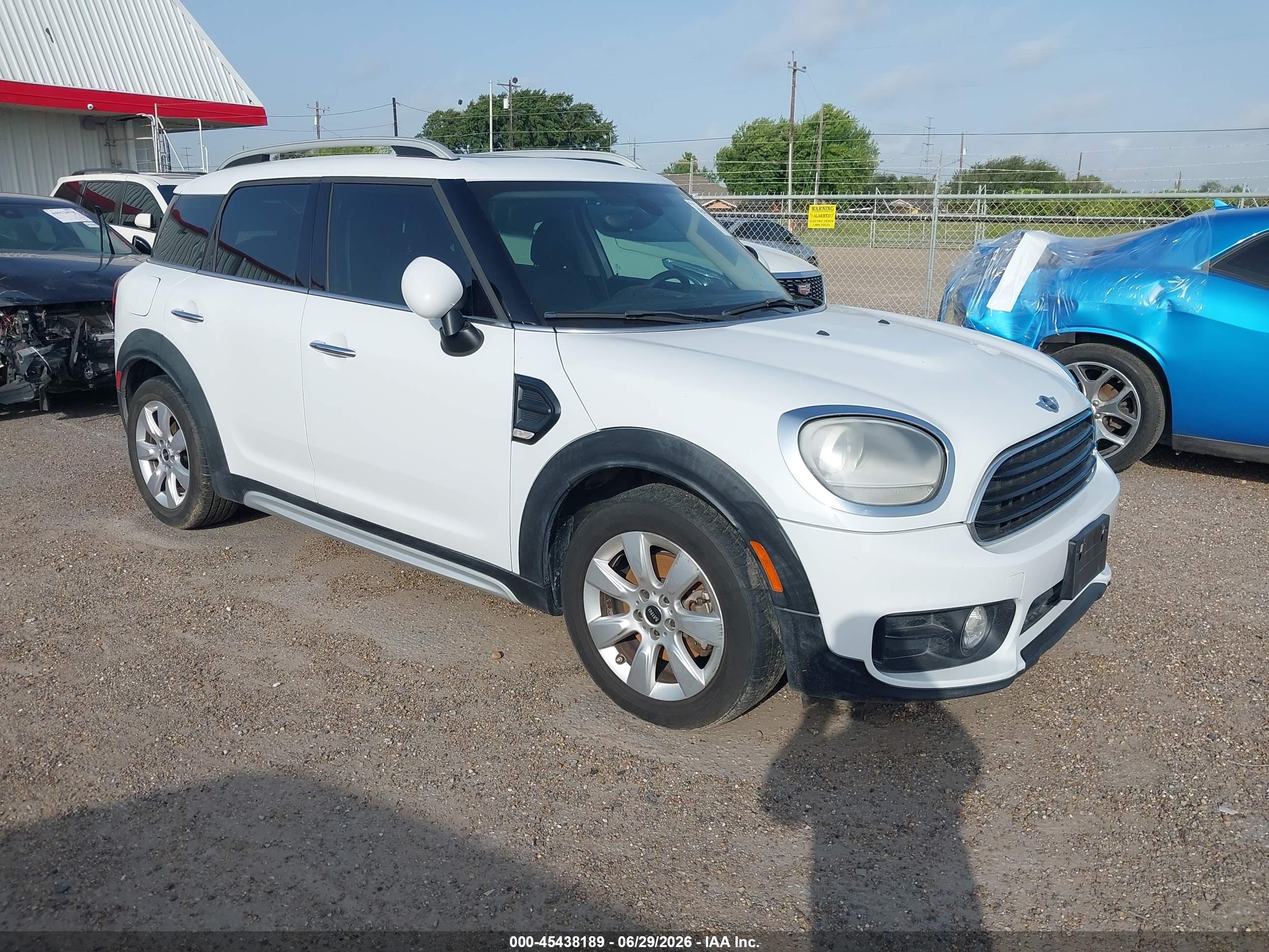 2018 MINI Countryman Cooper, VIN WMZYS7C30J3E07783 — Вода / потоп