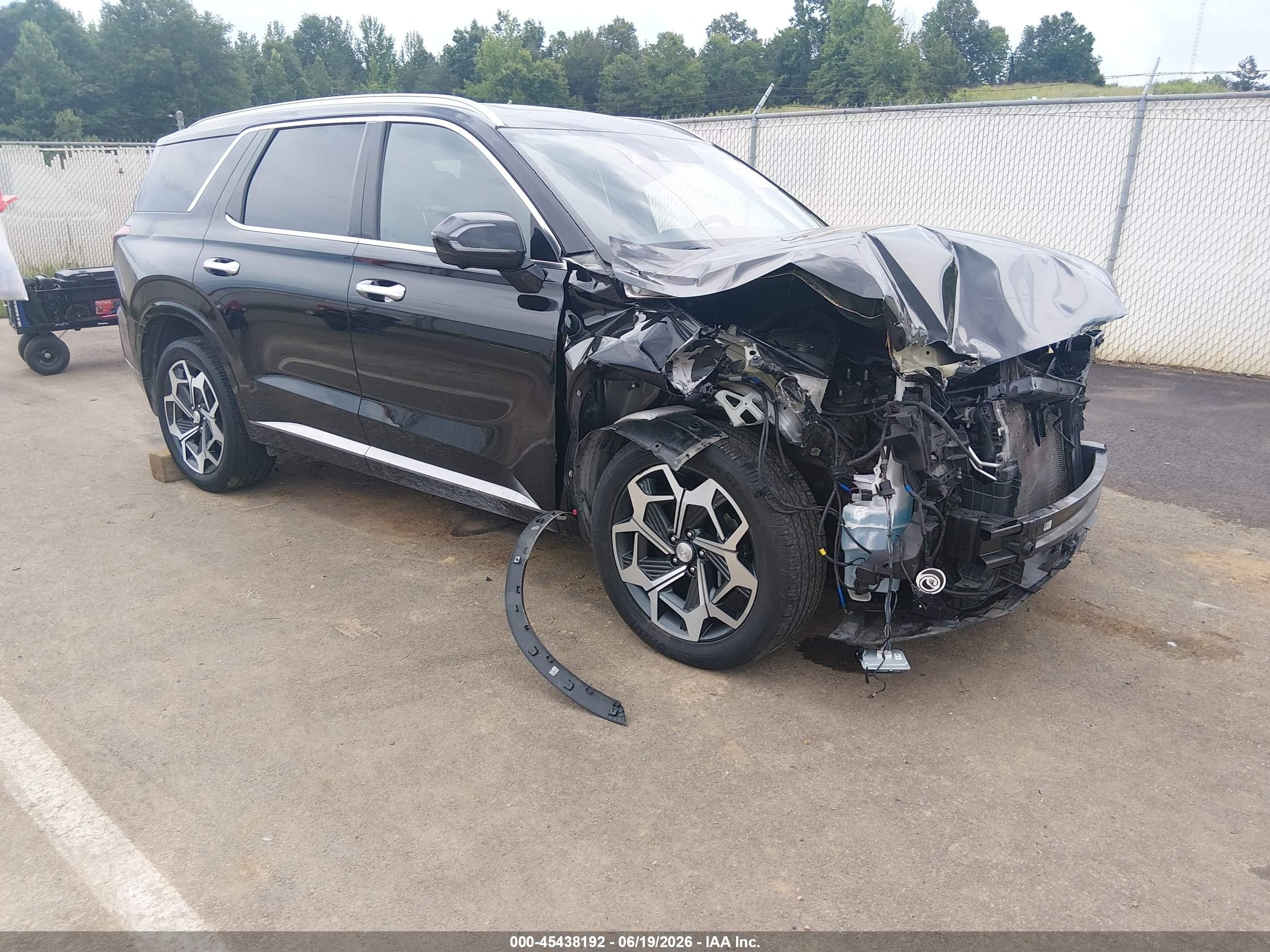 2022 Hyundai Palisade Calligraphy, VIN KM8R74HEXNU353092 — Front end