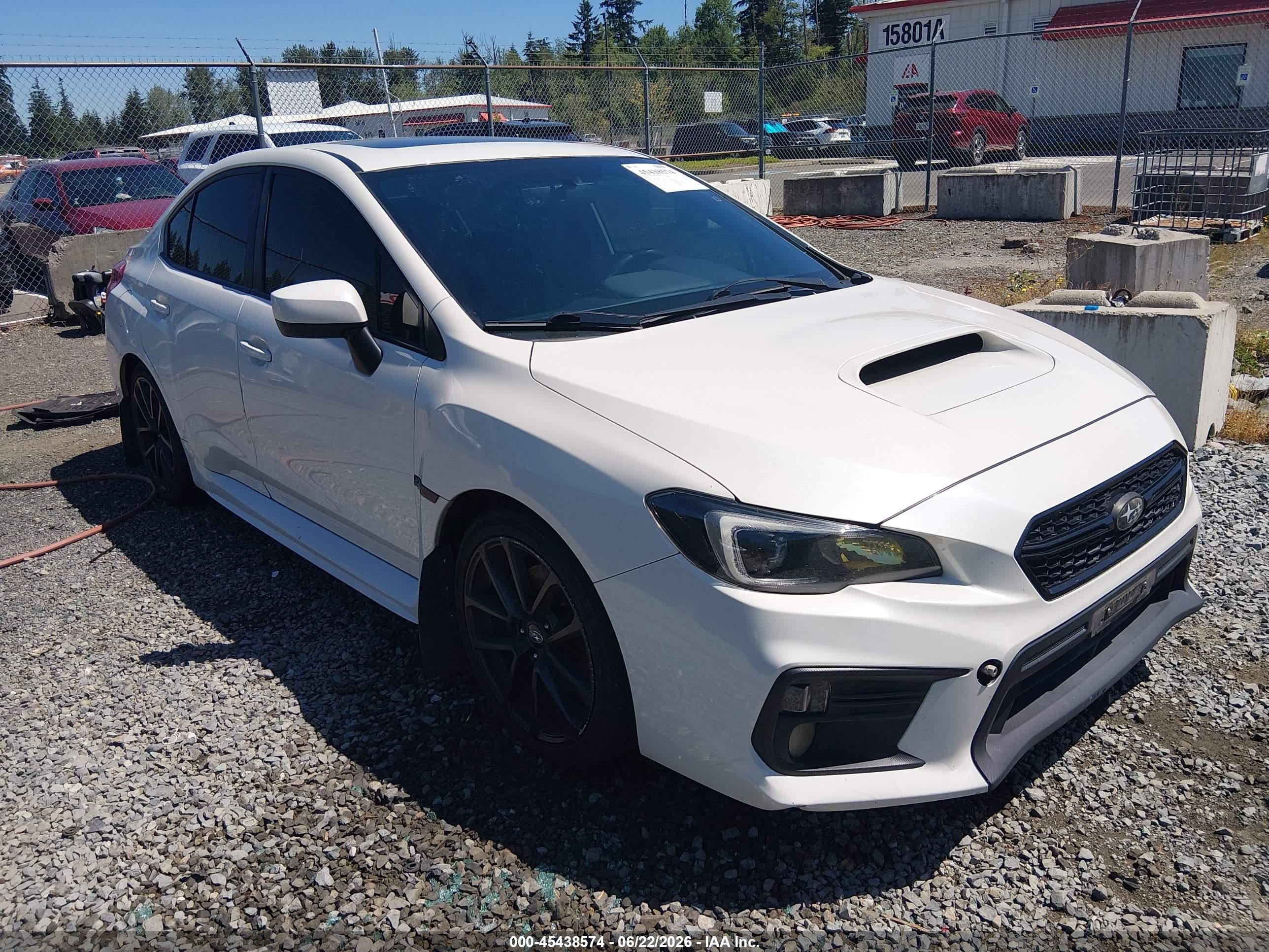 2019 Subaru WRX Premium, VIN JF1VA1C67K9830133 — Front end