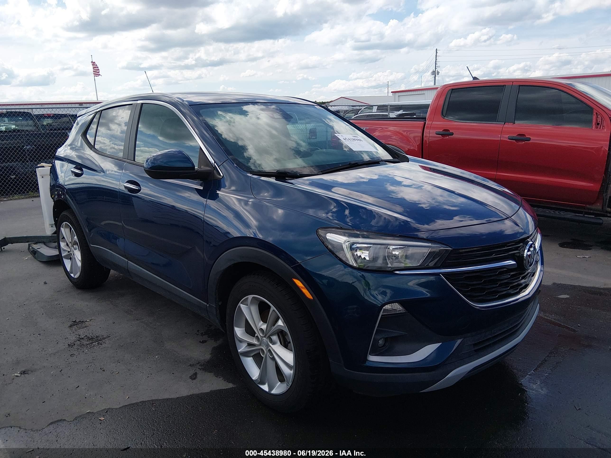 2021 Buick Encore GX Preferred, VIN KL4MMBS29MB073128 — Rear end