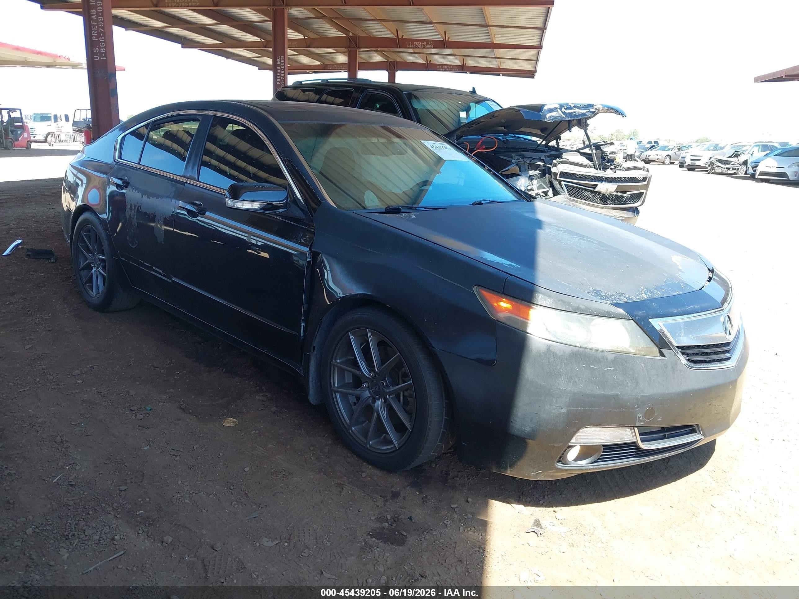2012 Acura TL Auto, VIN 19UUA9F28CA002929 — Side