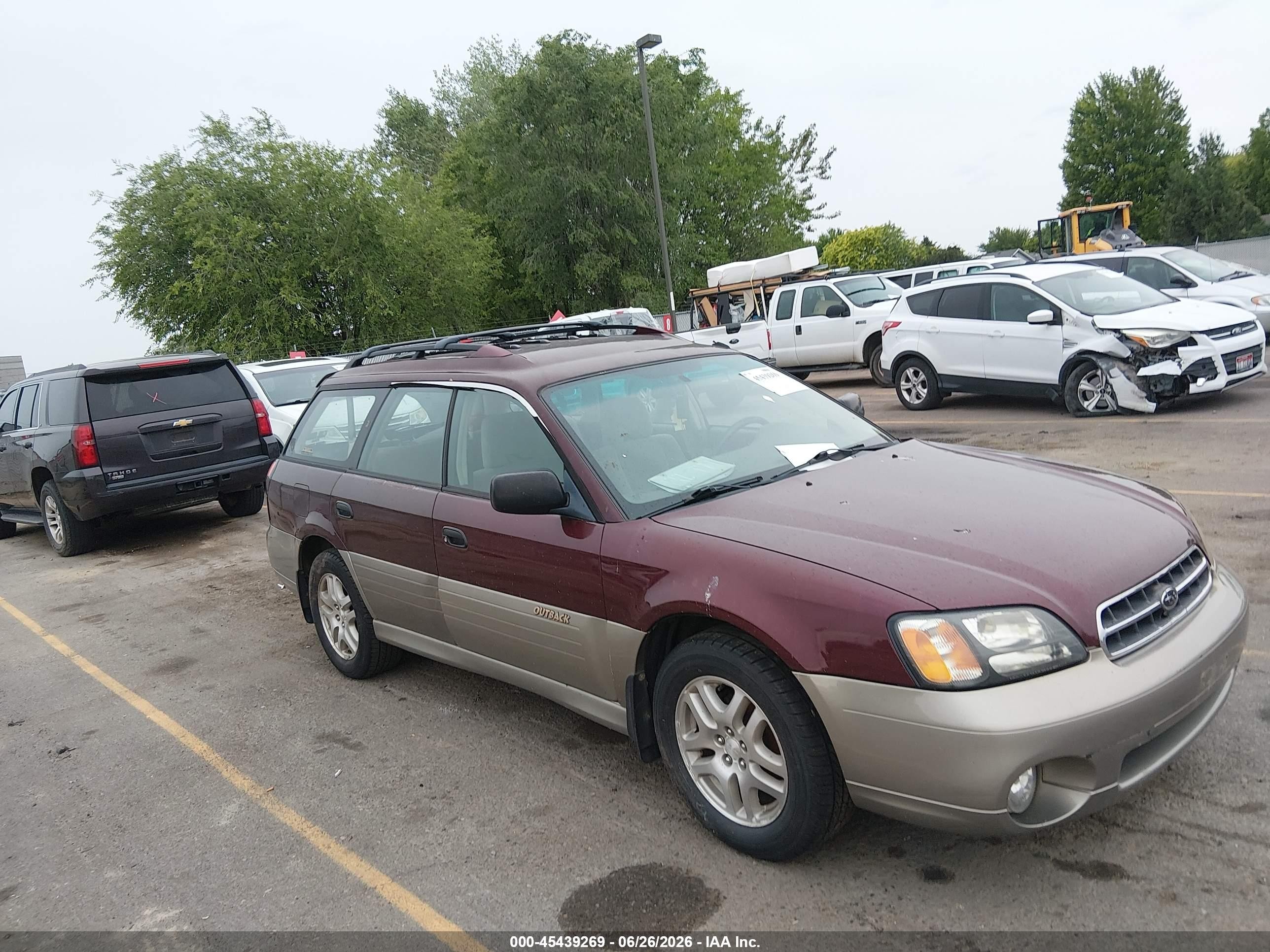 2000 Subaru Legacy Outback, VIN 4S3BH6656Y7673157 — Обычный износ