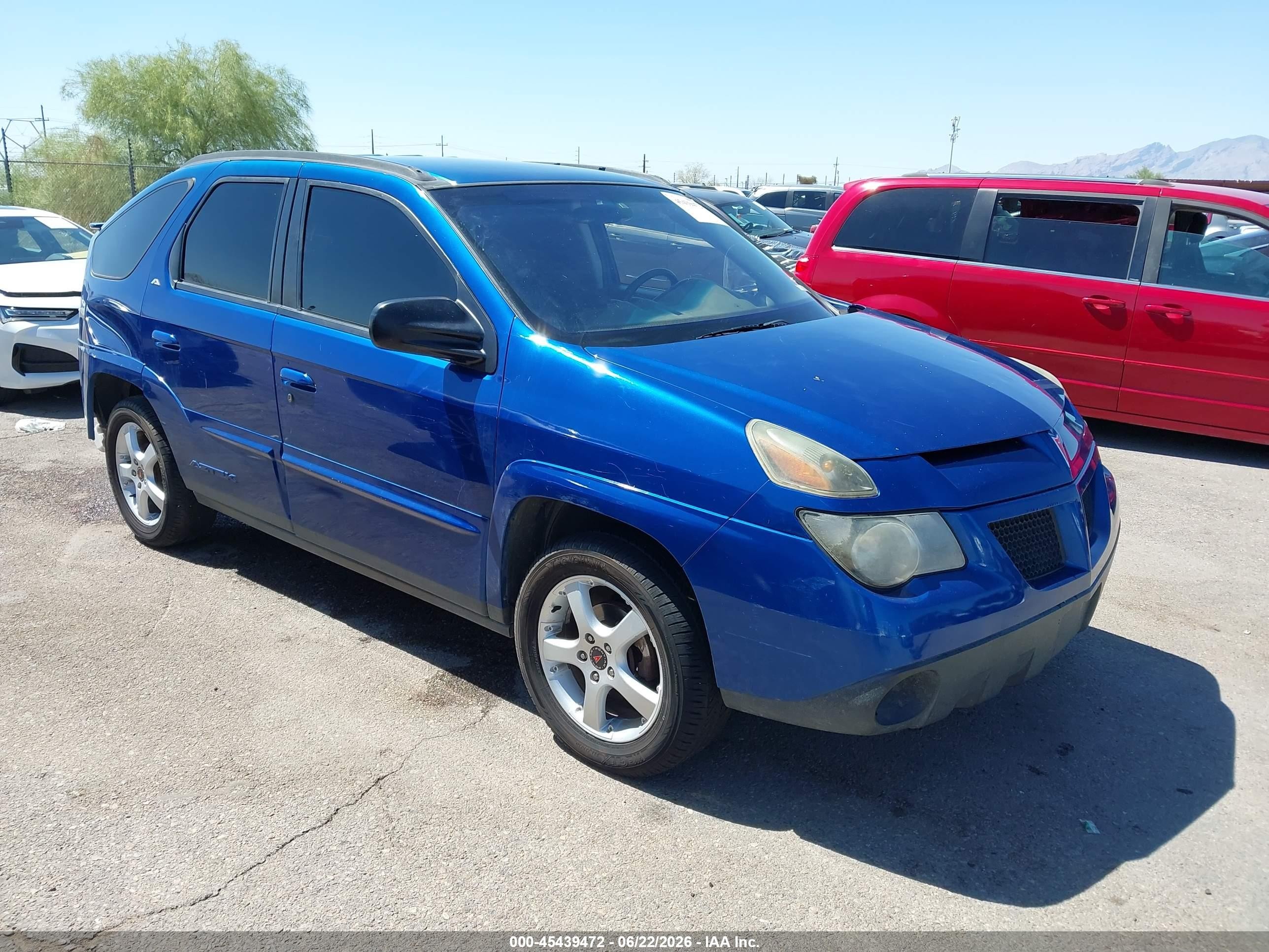 2003 Pontiac Aztek, VIN 3G7DA03E13S509158 — Rear end