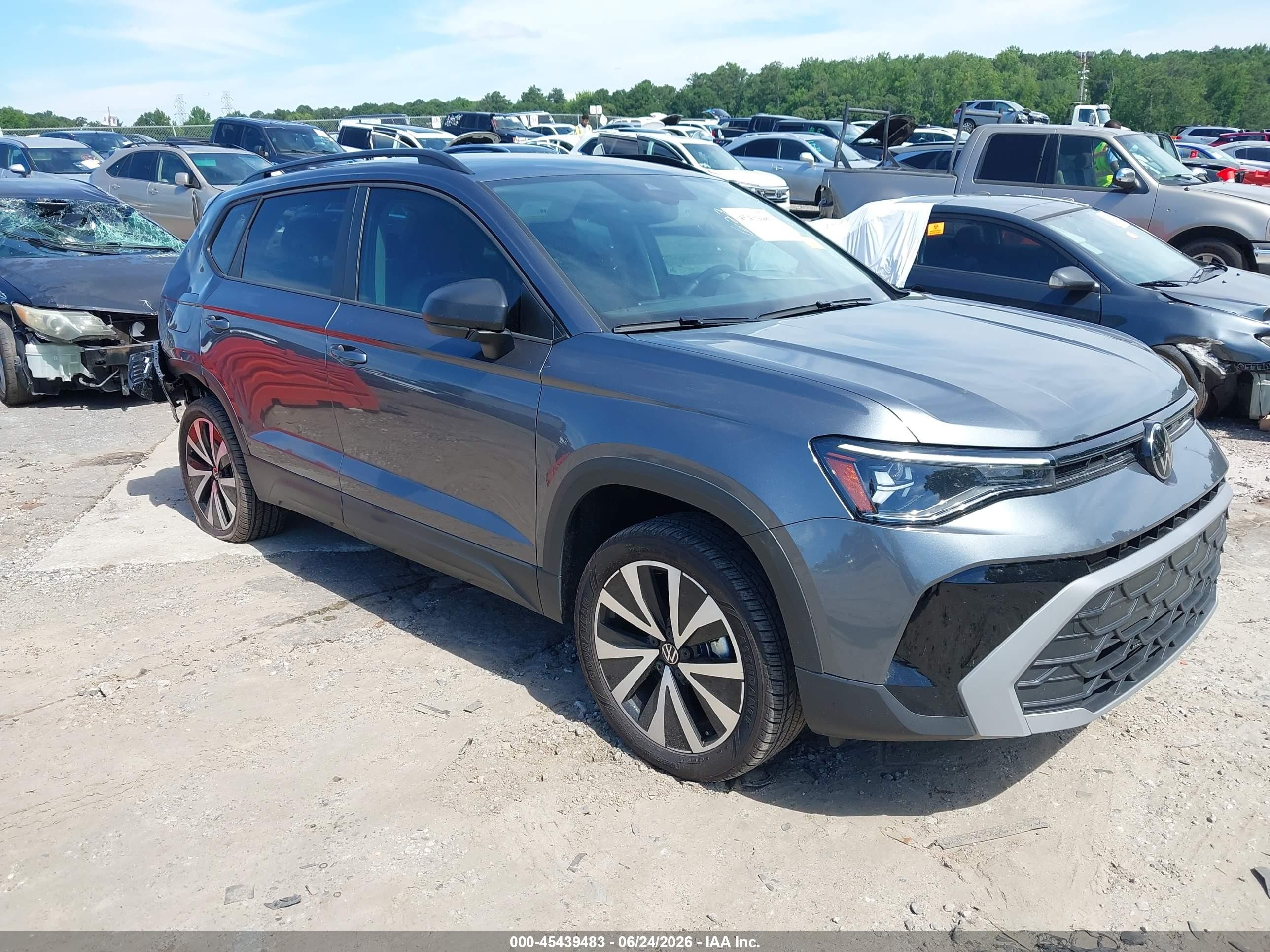 2025 Volkswagen Taos S, VIN 3VV5C7B20SM086898 — Rear end