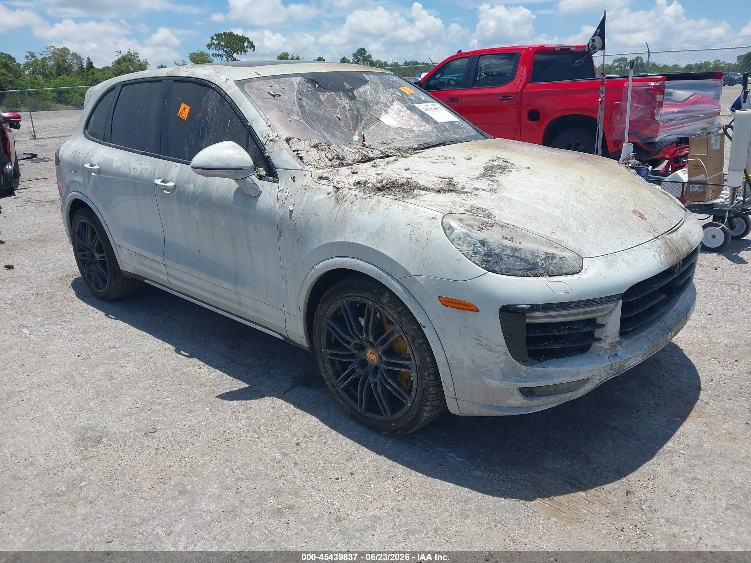2017 Porsche Cayenne Turbo, VIN WP1AC2A23HLA97257 — Burn