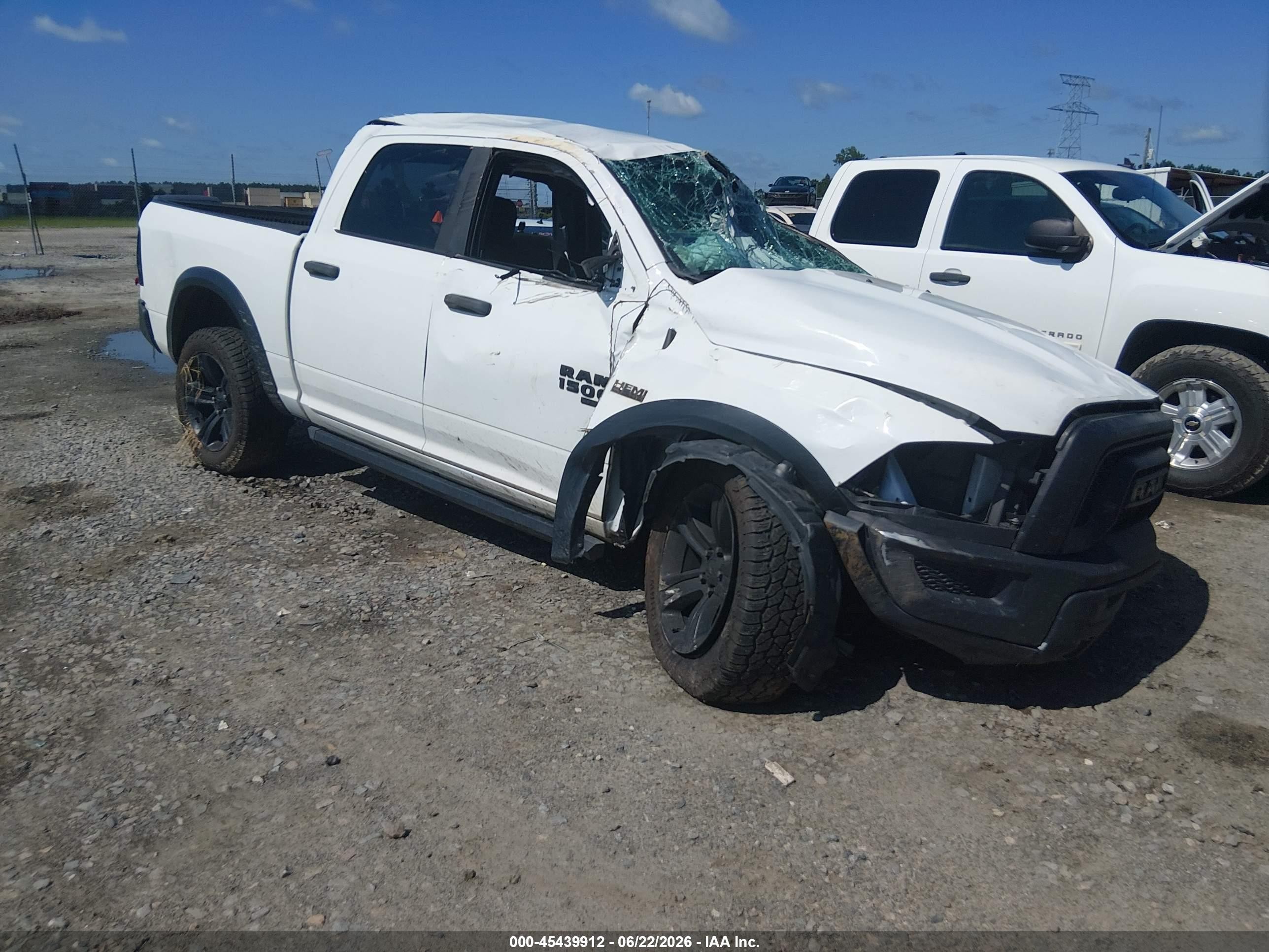 2021 Ram 1500 Warlock, VIN 1C6RR7LT0MS528019 — Rollover